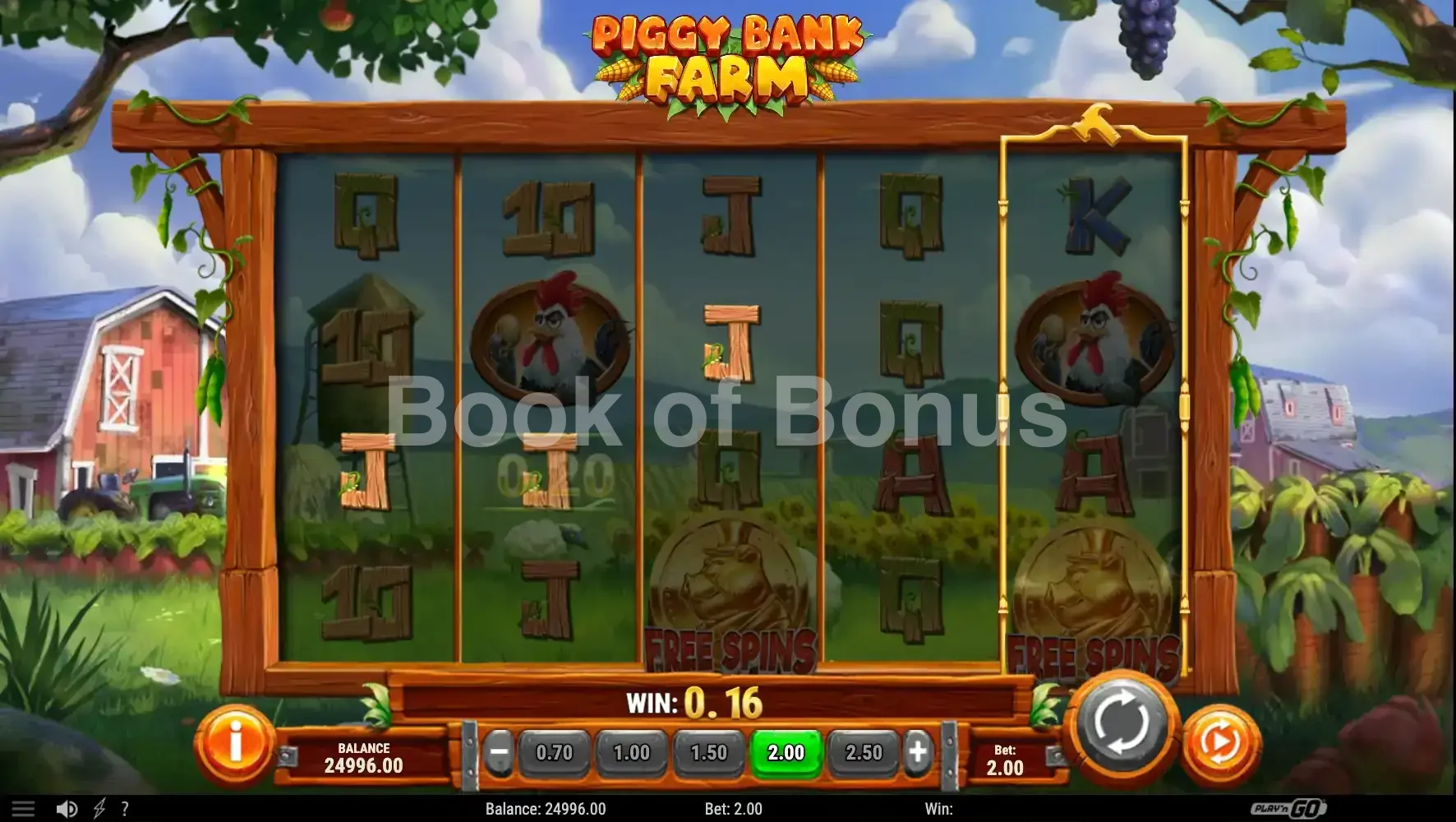 Piggy Bank Farm par Play'n GO - base game 2