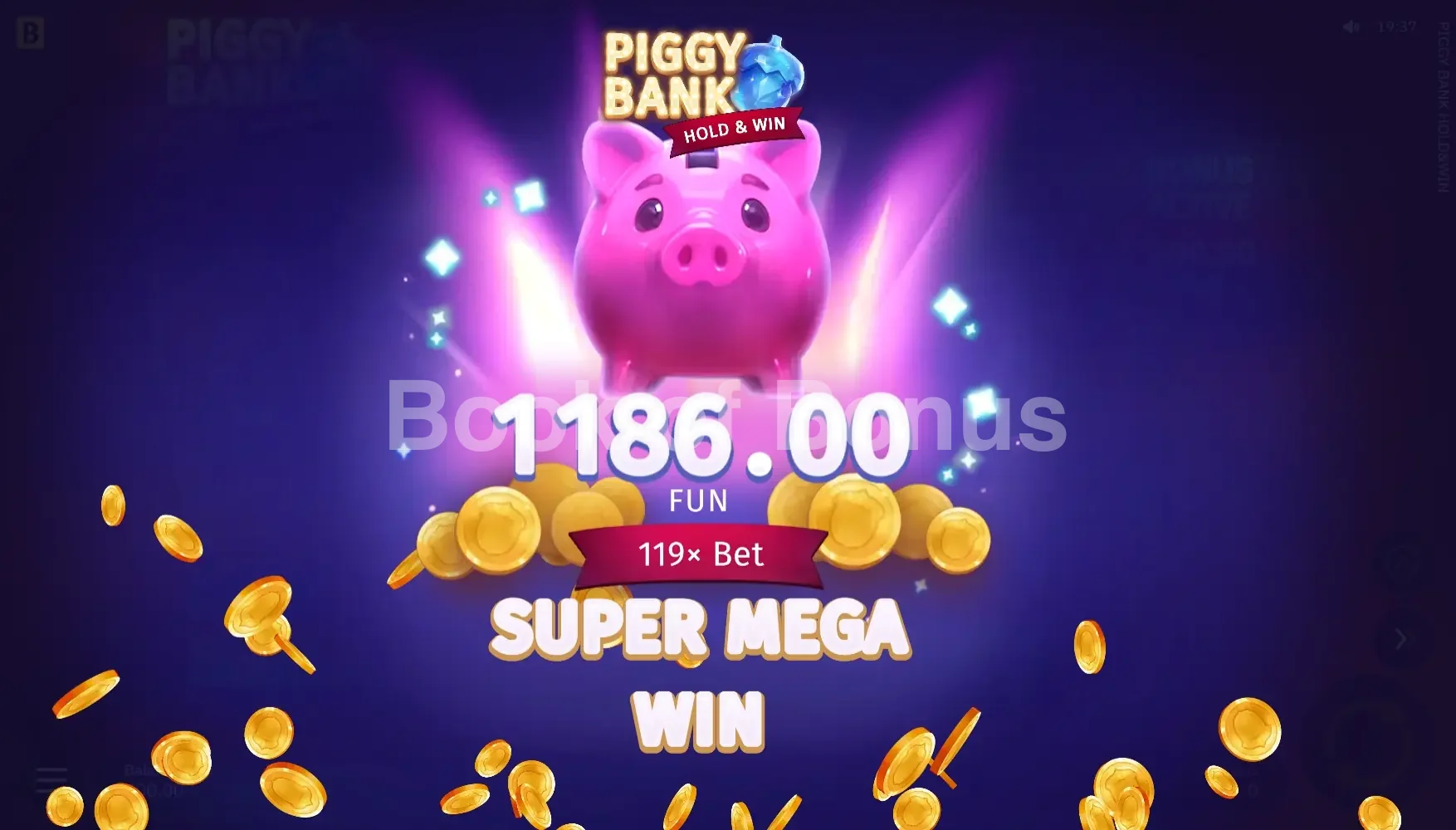 Gros gain Piggy Bank Hold & Win