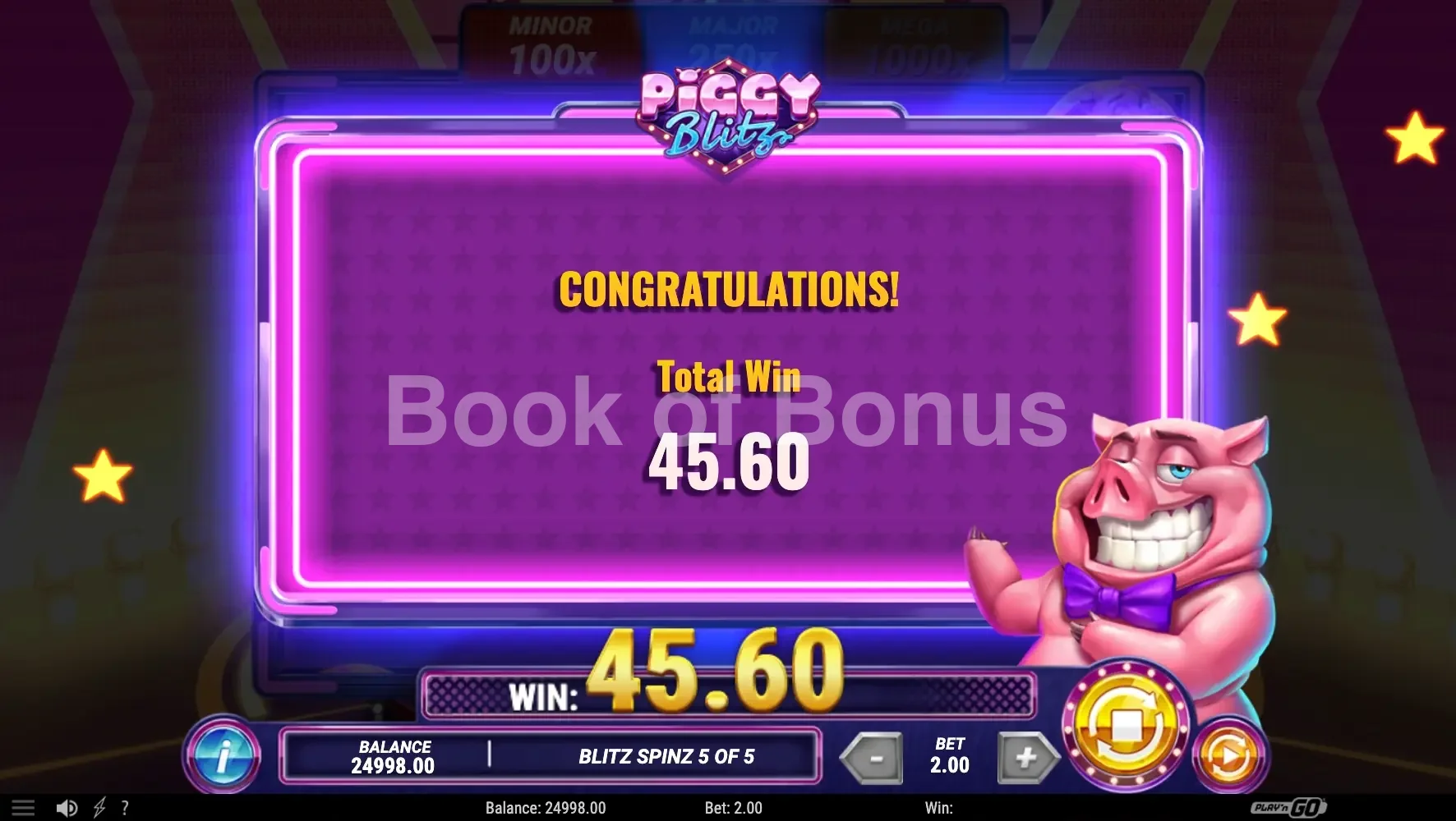 Piggy Blitz par Play'n GO - gros gain