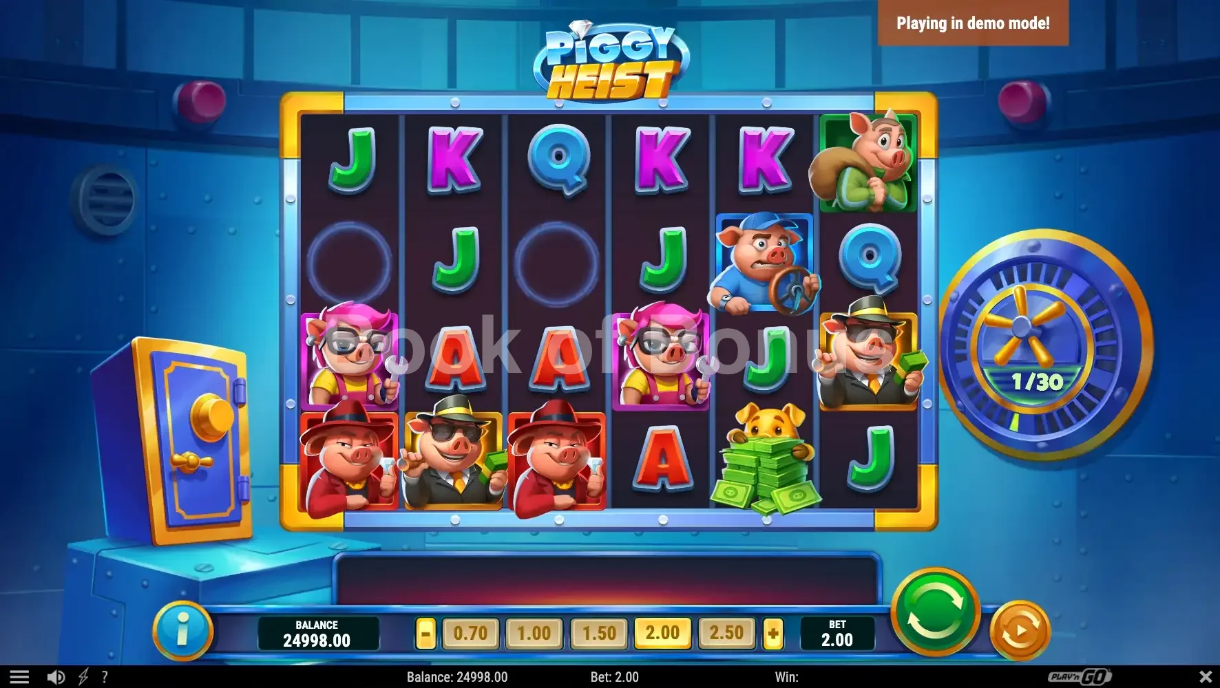 Piggy Heist par Play'n GO - base game 2
