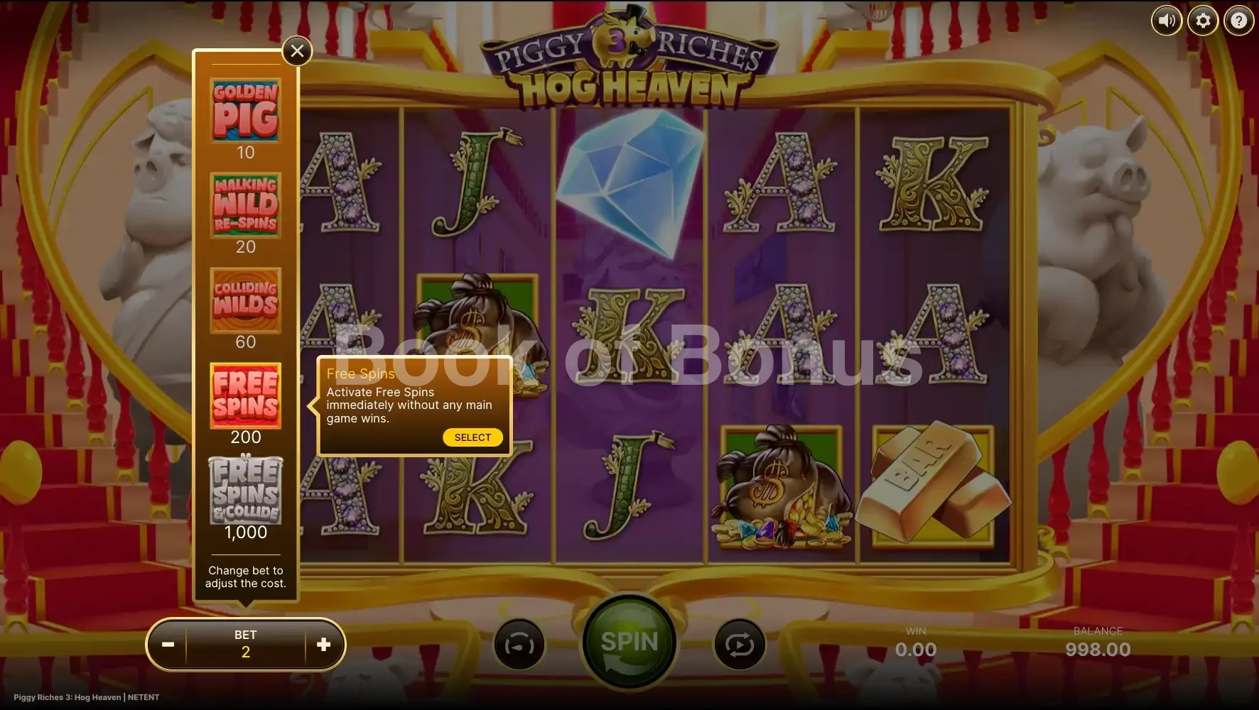Bonus Buy Elevate Piggy Riches 3 Hog Heaven