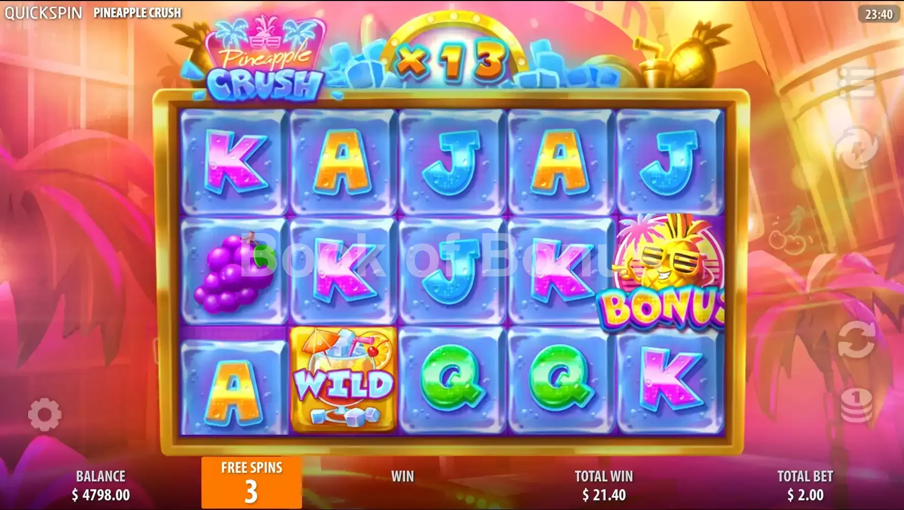 Pineapple Crush par Quickspin - tours gratuits