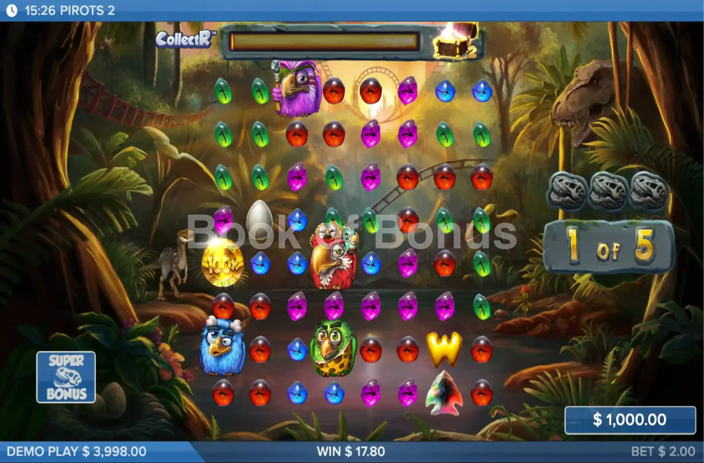Pirots 2 par ELK Studios - tours gratuits
