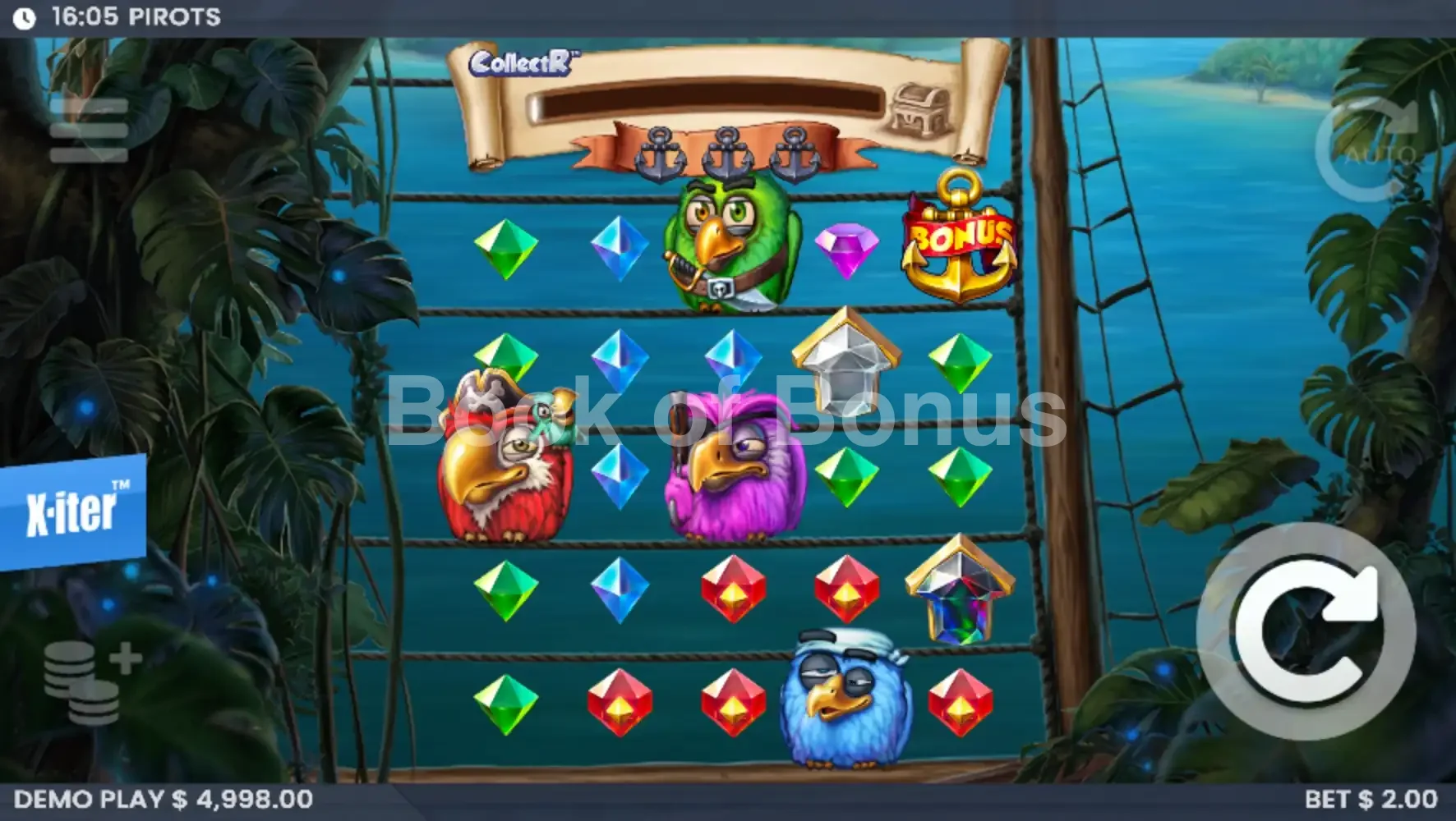 Pirots par ELK Studios - jeu de base et disposition des rouleaux