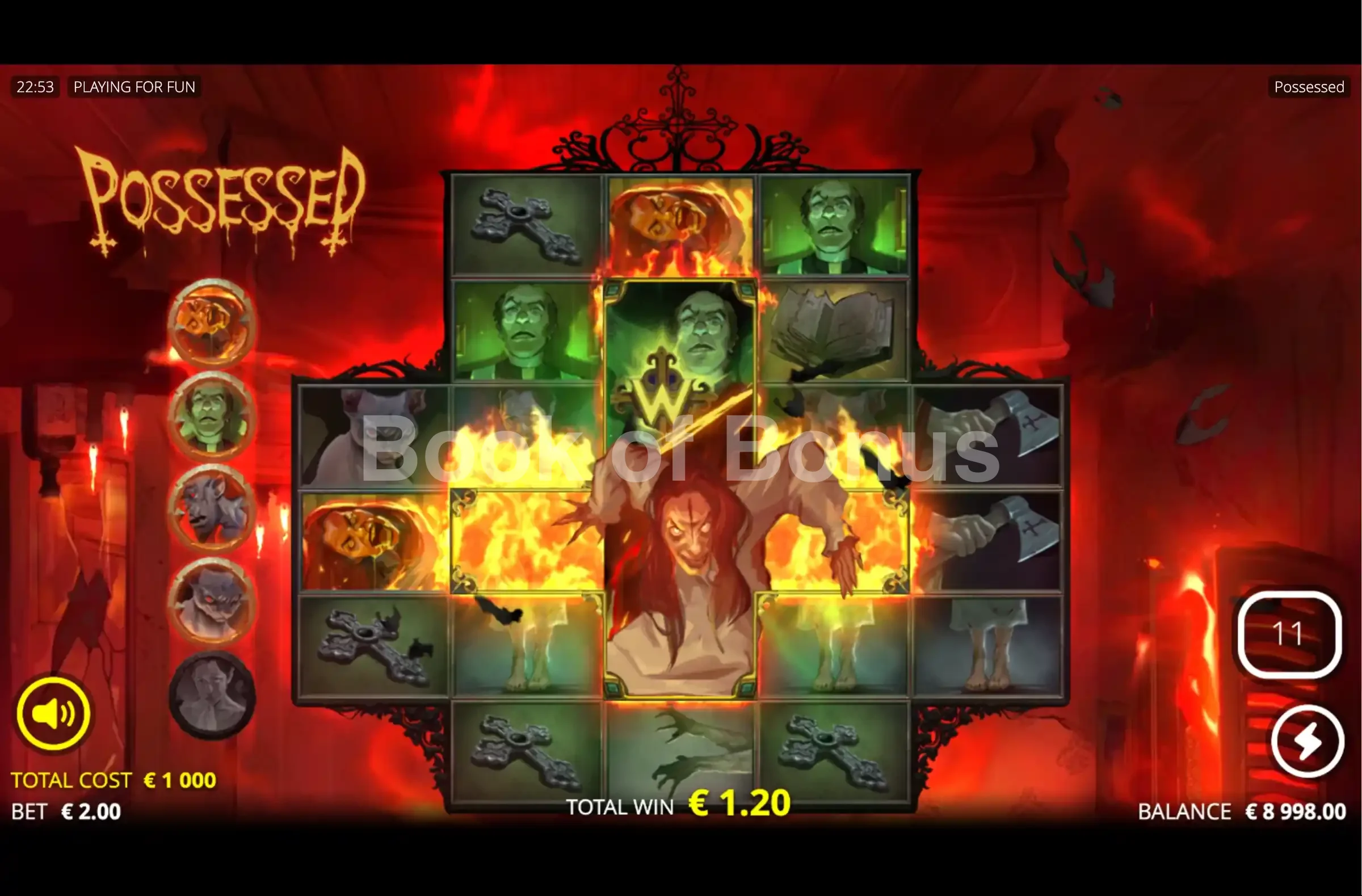 Possessed par Nolimit City - tours gratuits