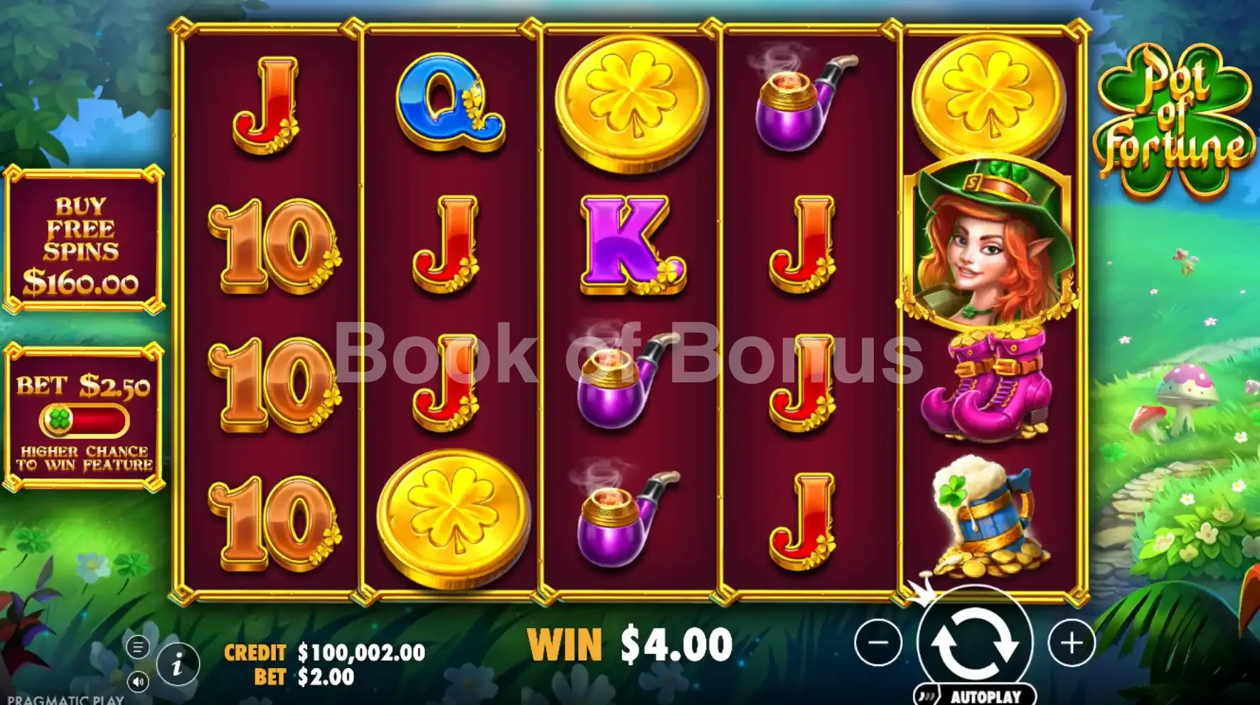 Jeu de base Pot of Fortune