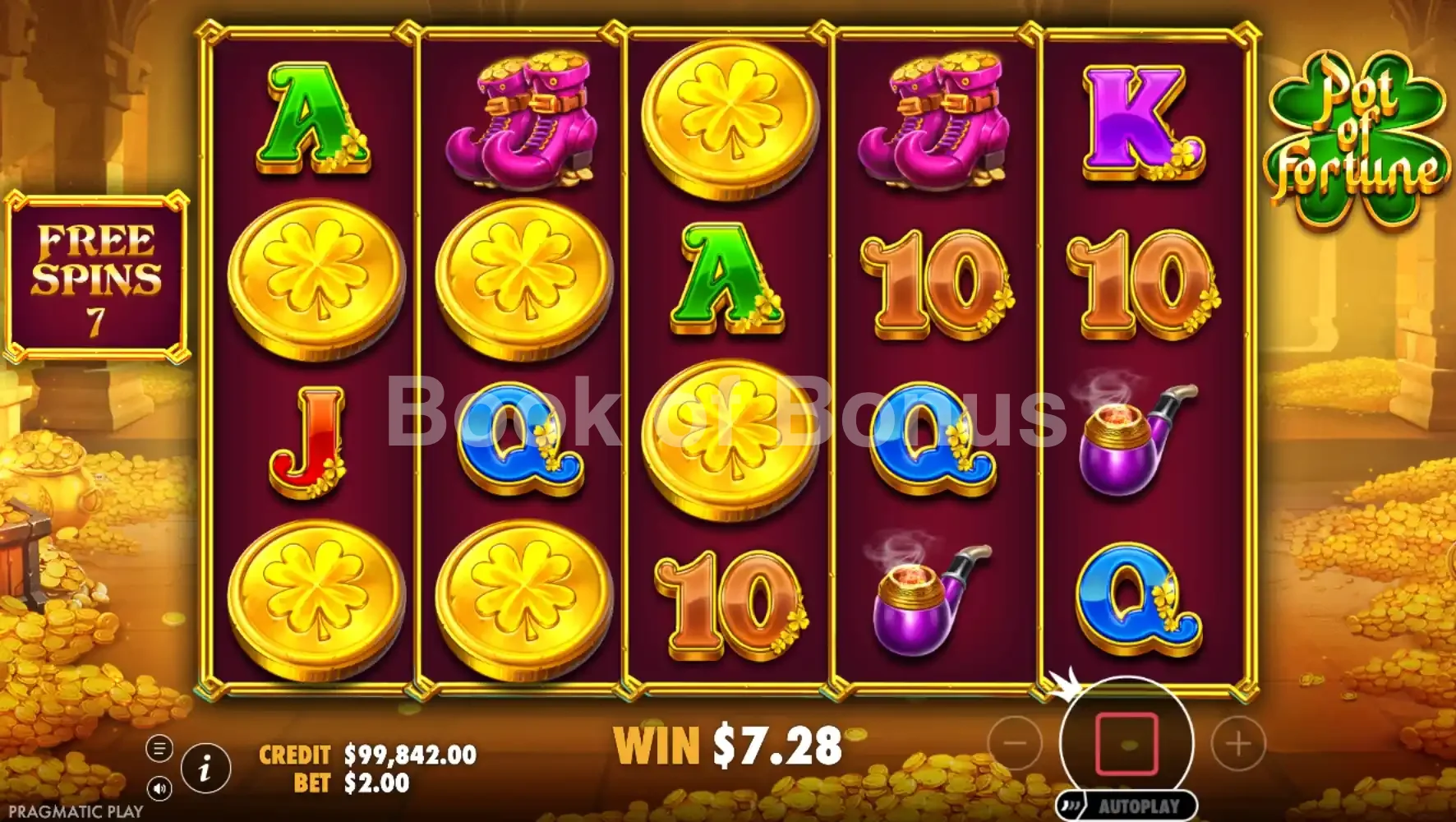Tours gratuits Pot of Fortune
