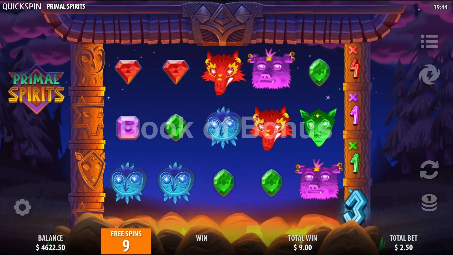 Tours gratuits Primal Spirits