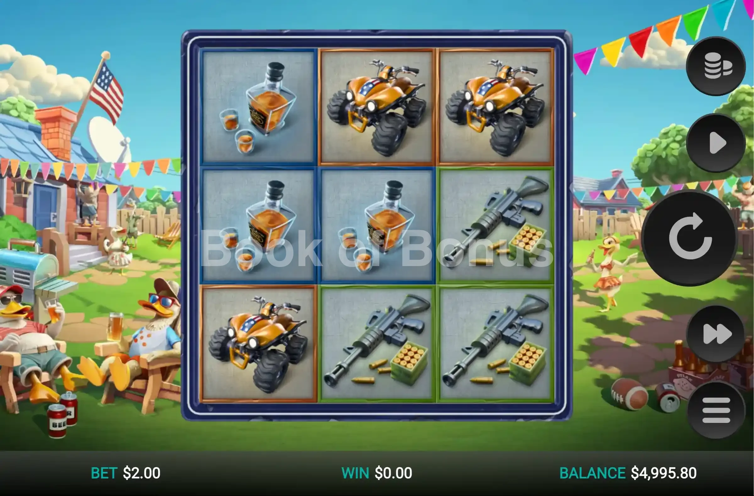 Quackin' Reels par Relax Gaming - base game 2