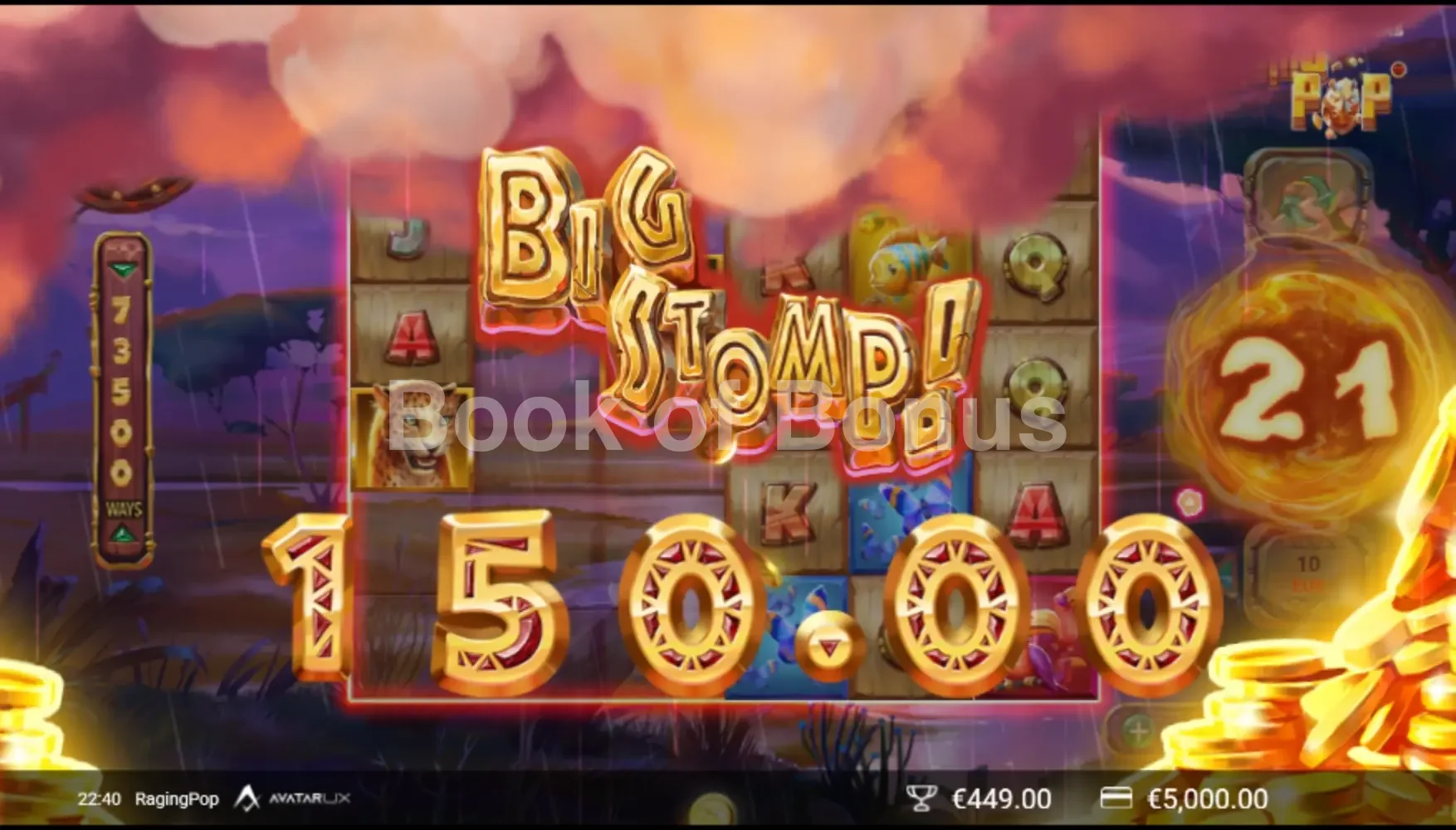 Grand gain sur RagingPop