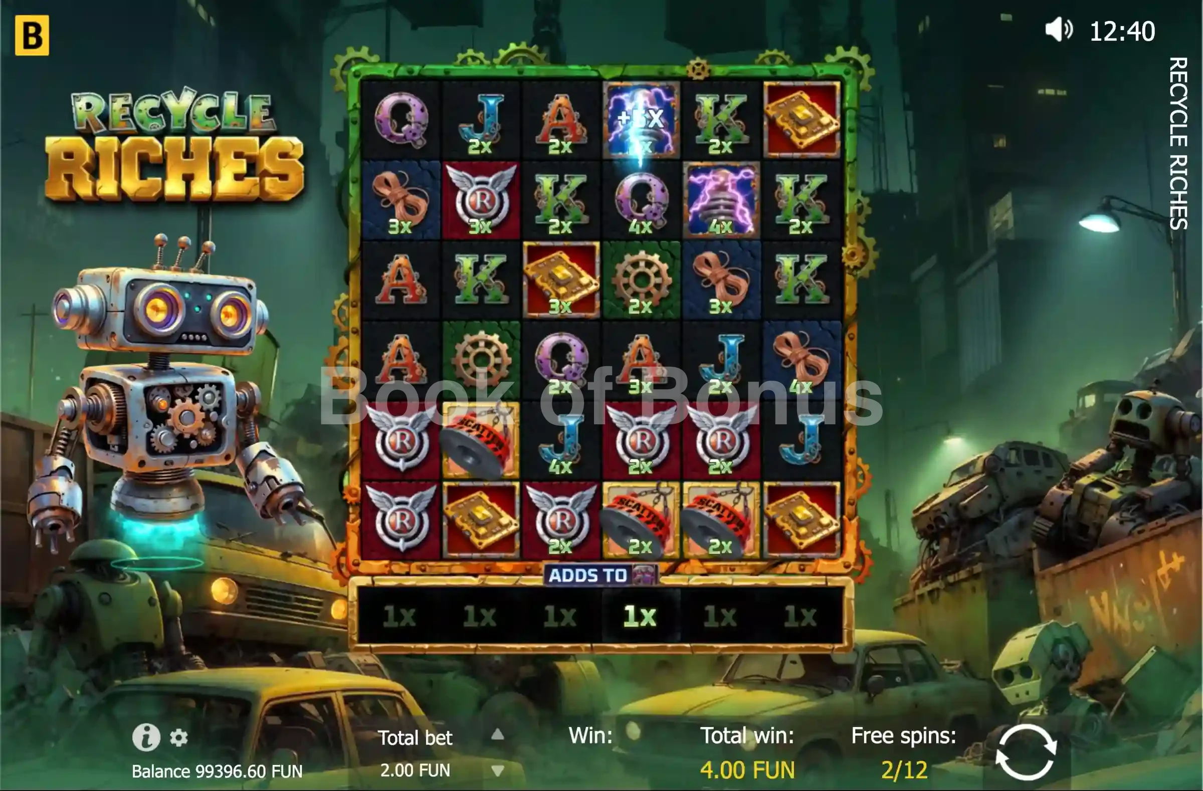 Recycle Riches par BGaming - tours gratuits