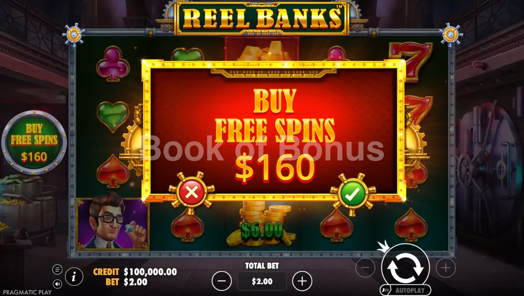 Achat de bonus Reel Banks