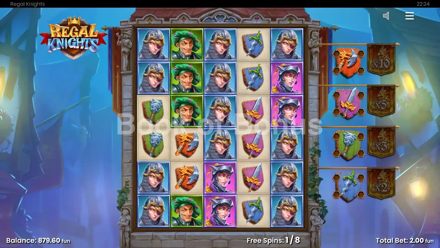 Regal Knights par Push Gaming - tours gratuits