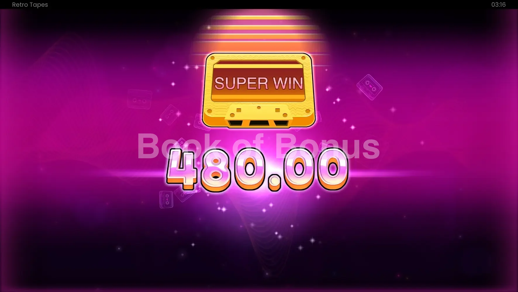 Gros gain sur Retro Tapes
