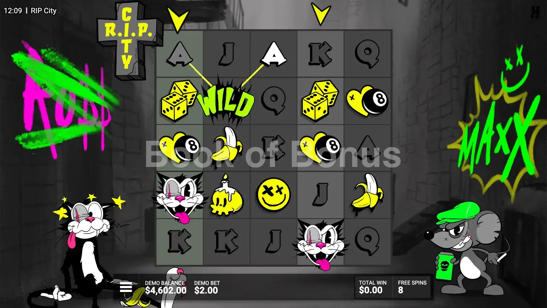 RIP City par Hacksaw Gaming - tours gratuits