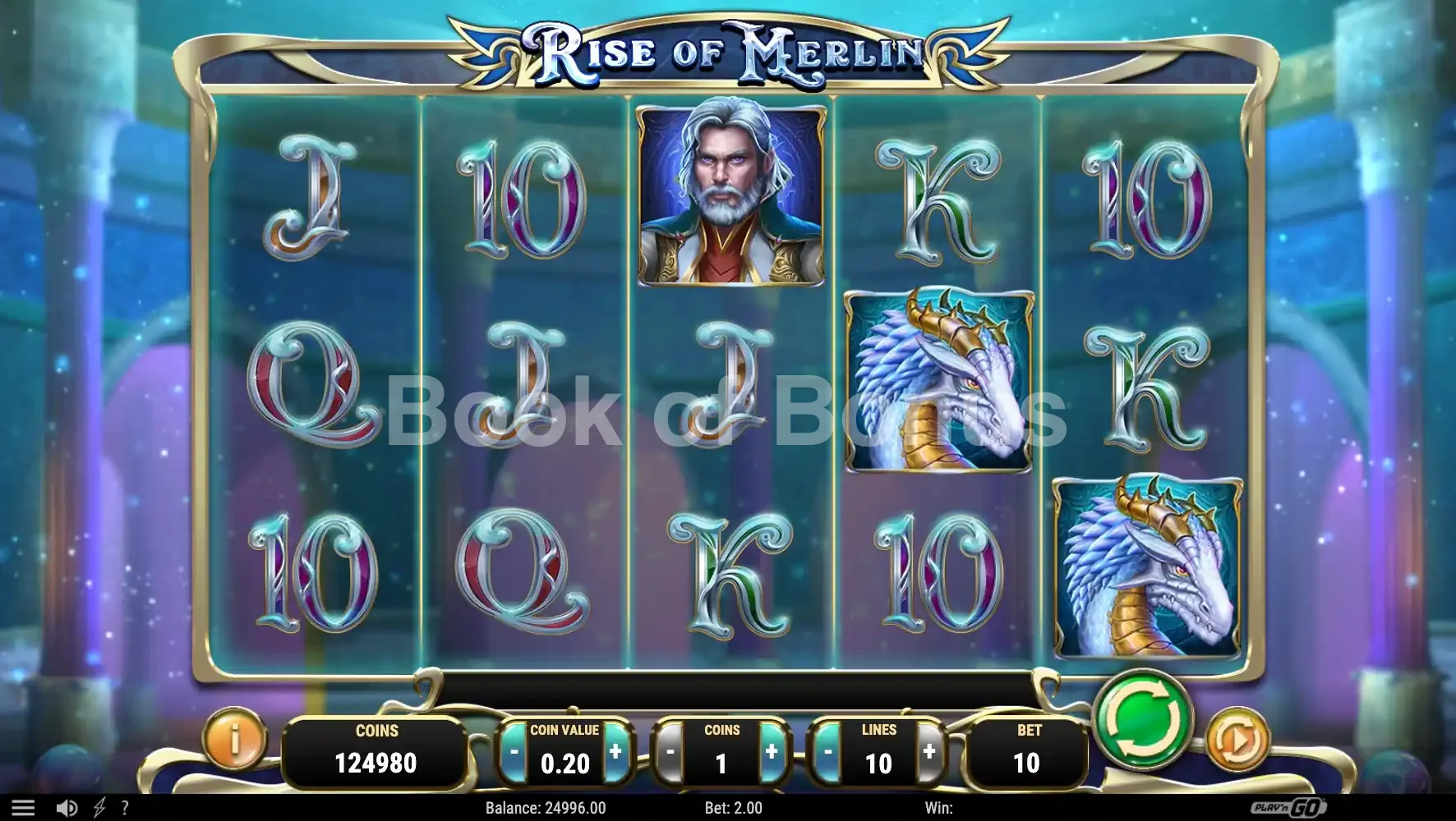 Rise of Merlin par Play'n GO - base game 2