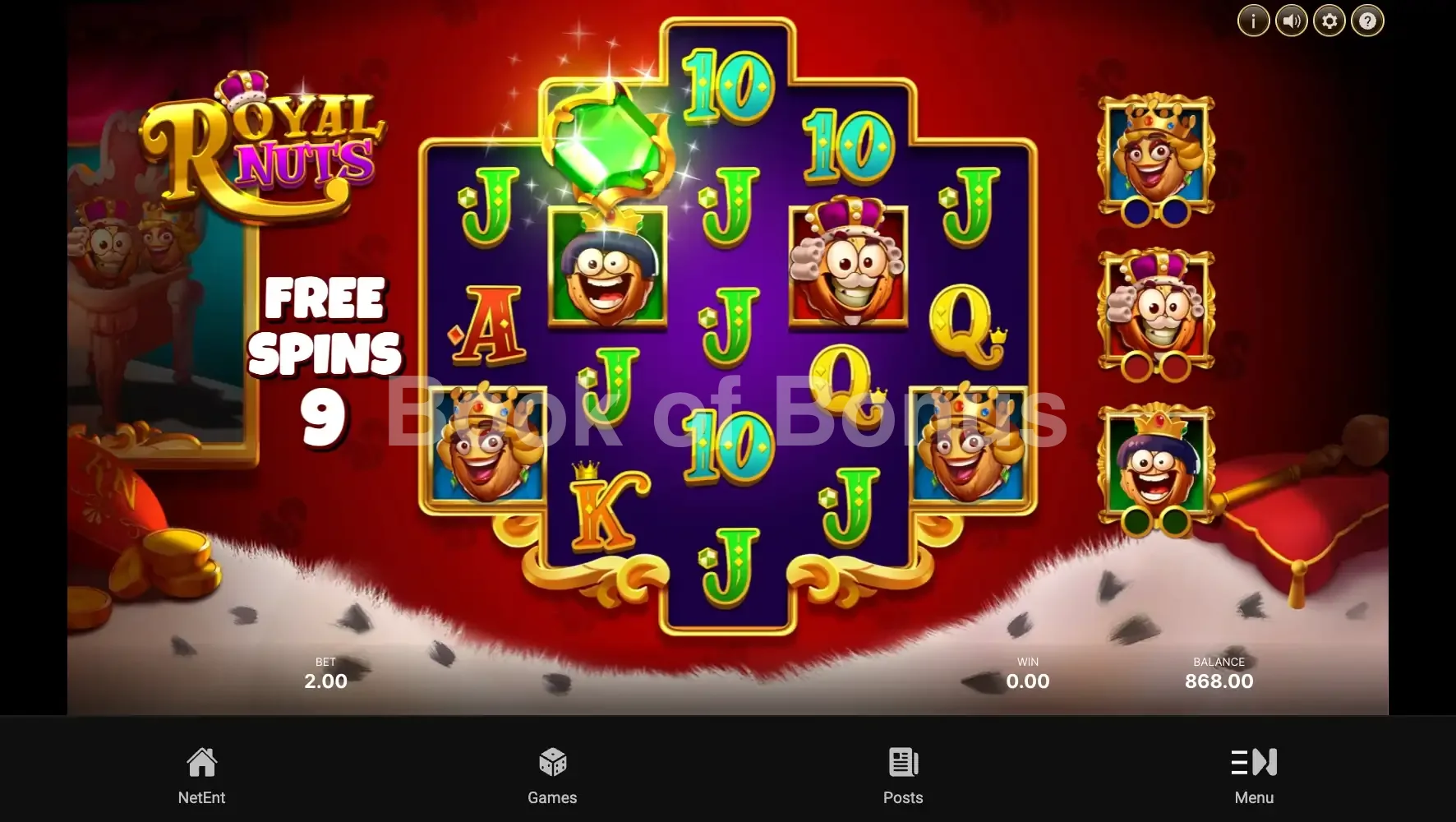 Tours gratuits Royal Nuts