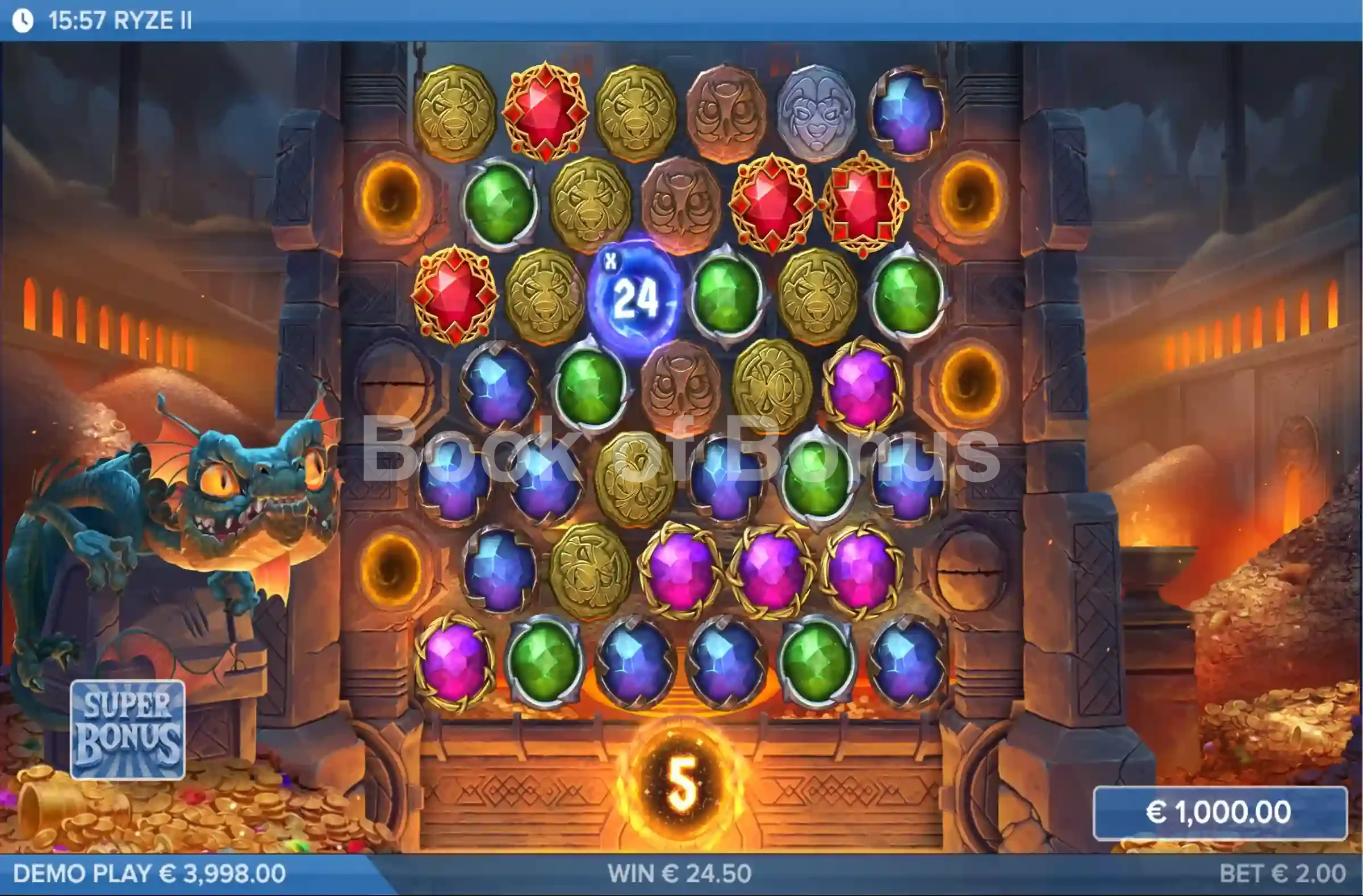 Ryze 2 par ELK Studios - tours gratuits