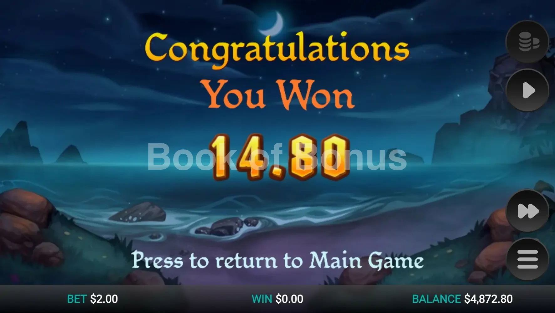 Sails of Fortune par Relax Gaming - gros gain