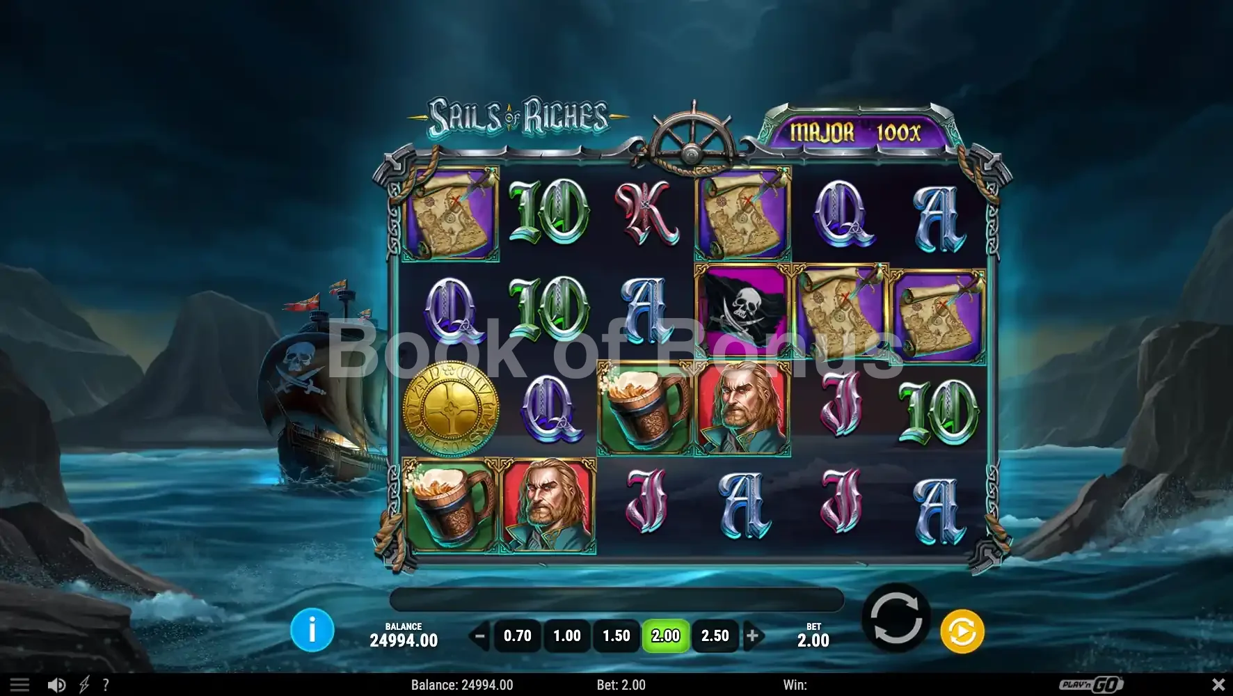 Bonus en cours Sails of Riches