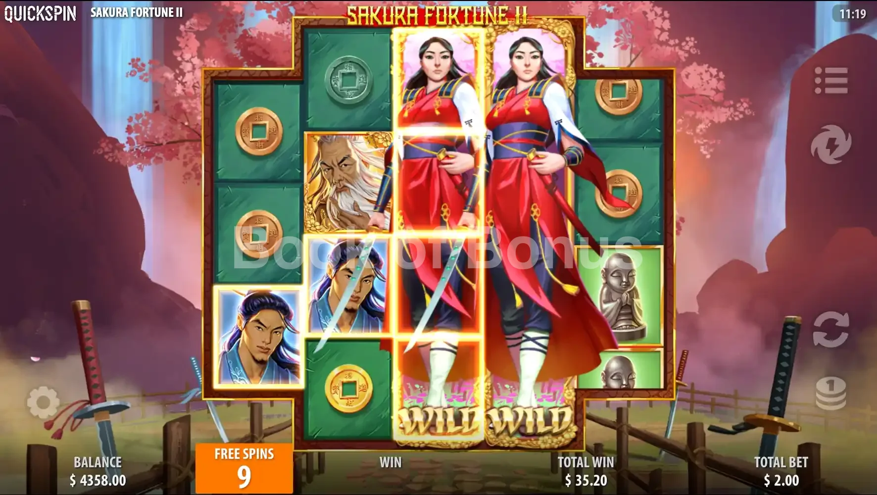 Tours gratuits Sakura Fortune 2