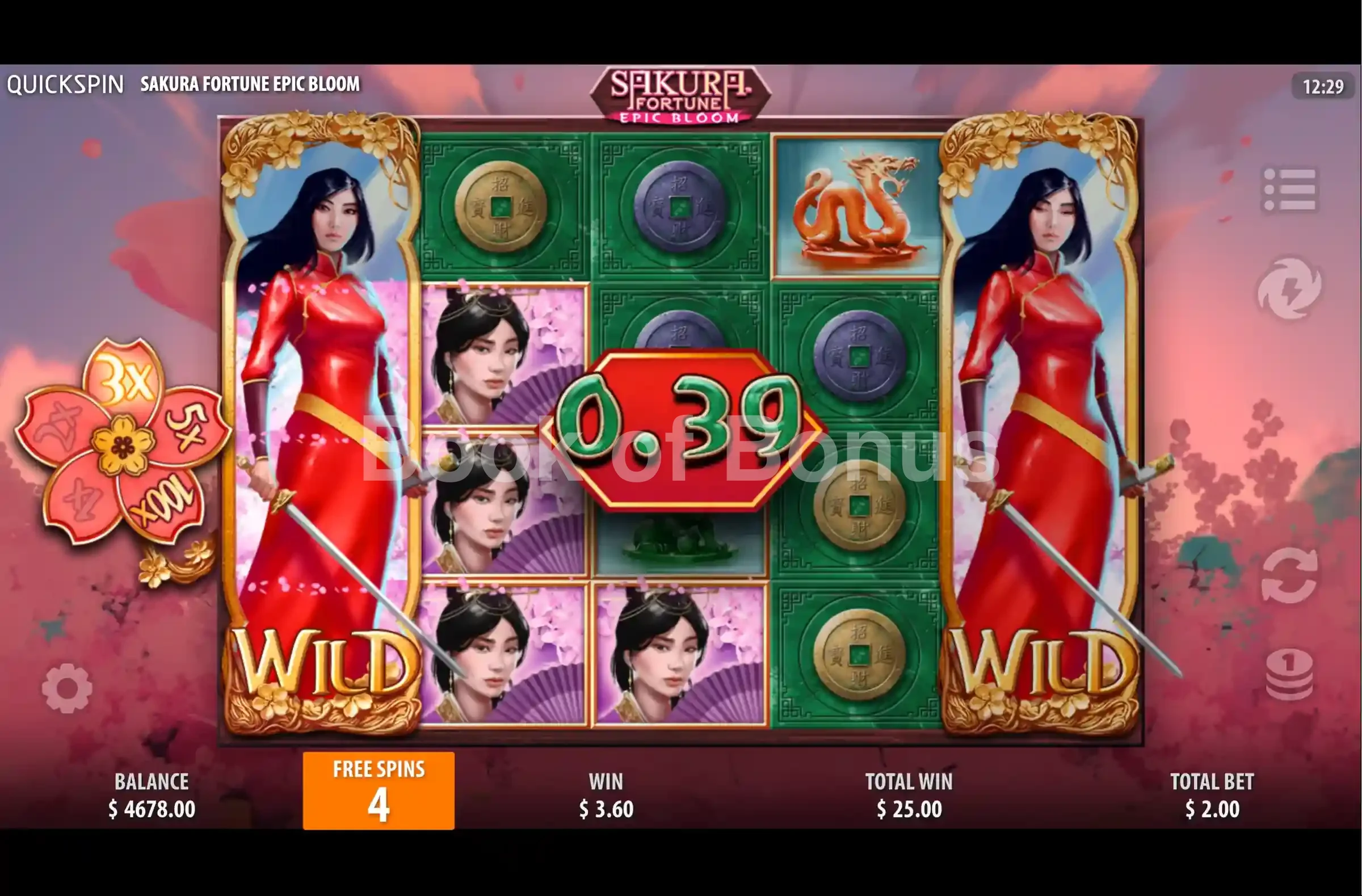 Sakura Fortune par Quickspin - tours gratuits