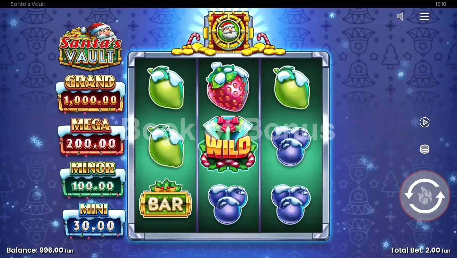 Santa’s Vault par Push Gaming - symbole wild