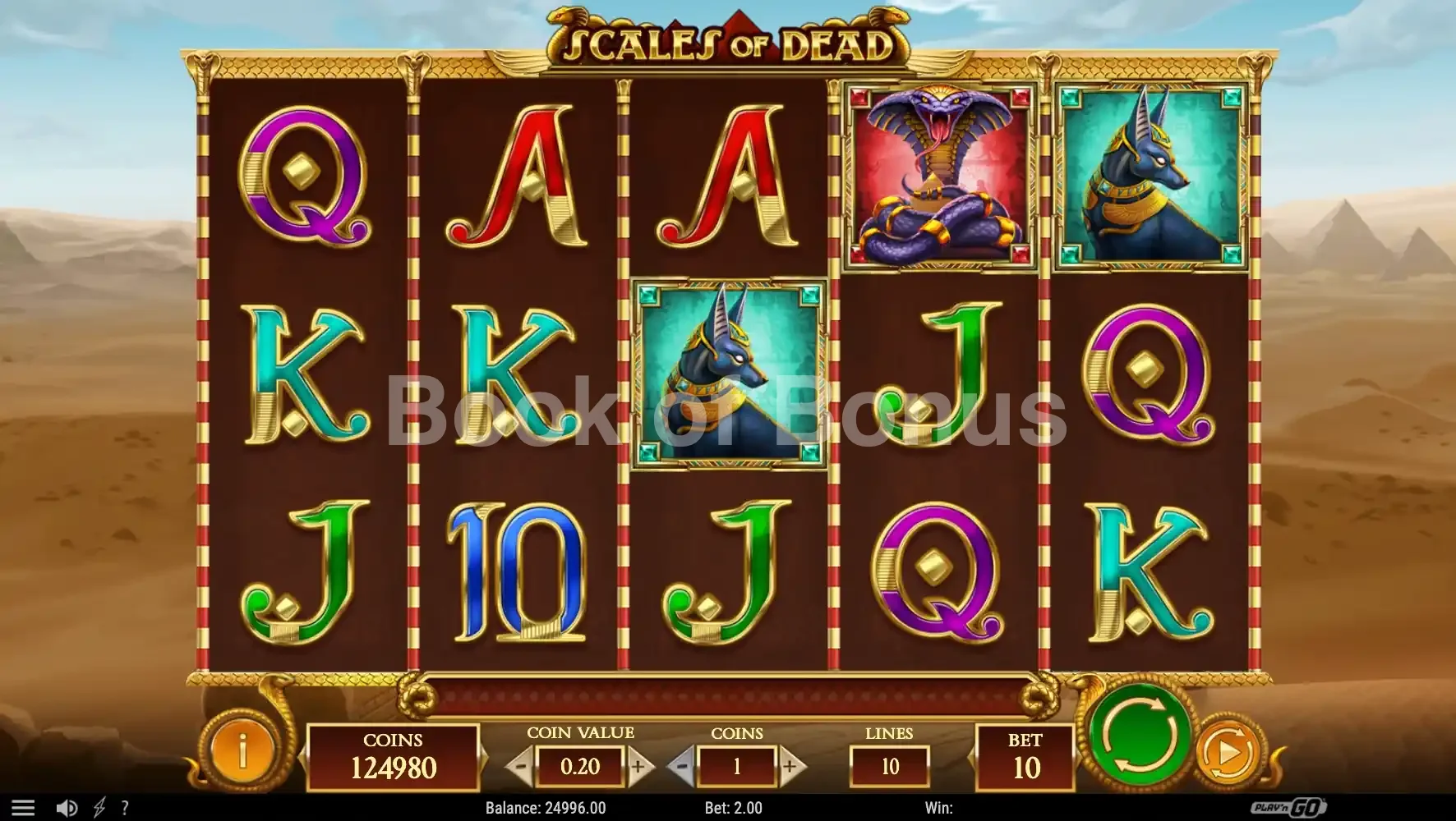 Écran de jeu Scales of Dead