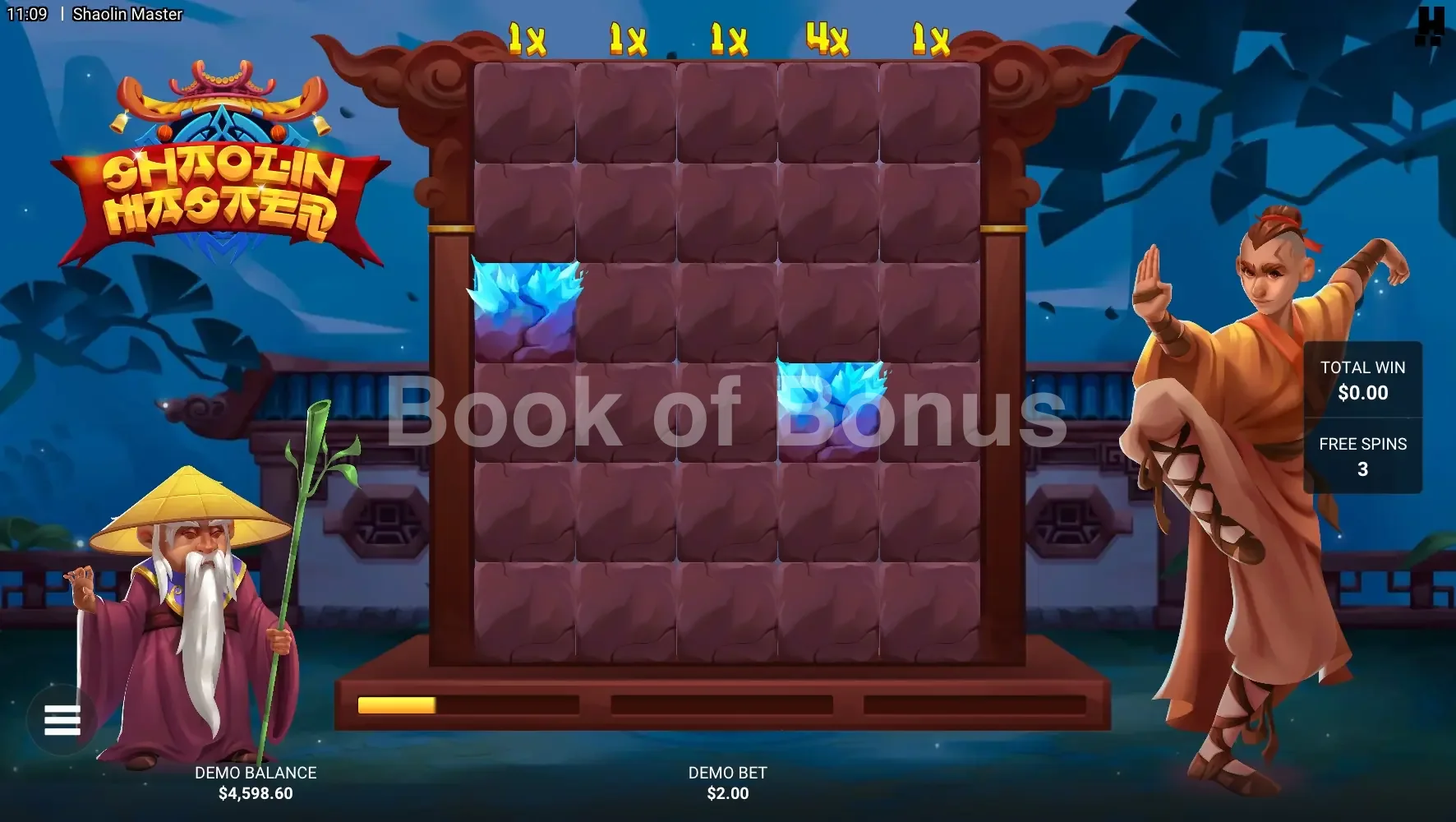 Tours gratuits Shaolin Master