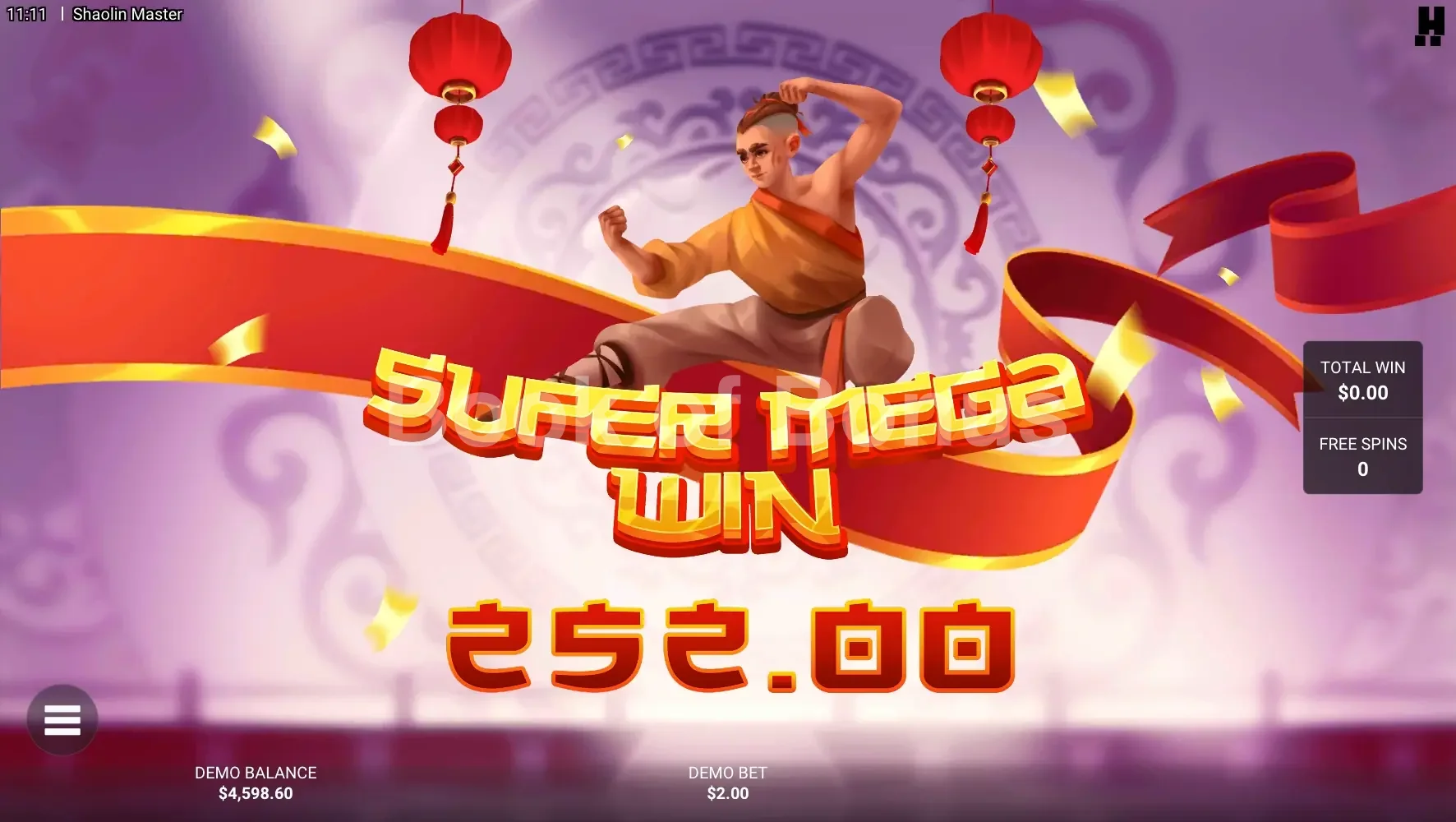 Gros gain Shaolin Master