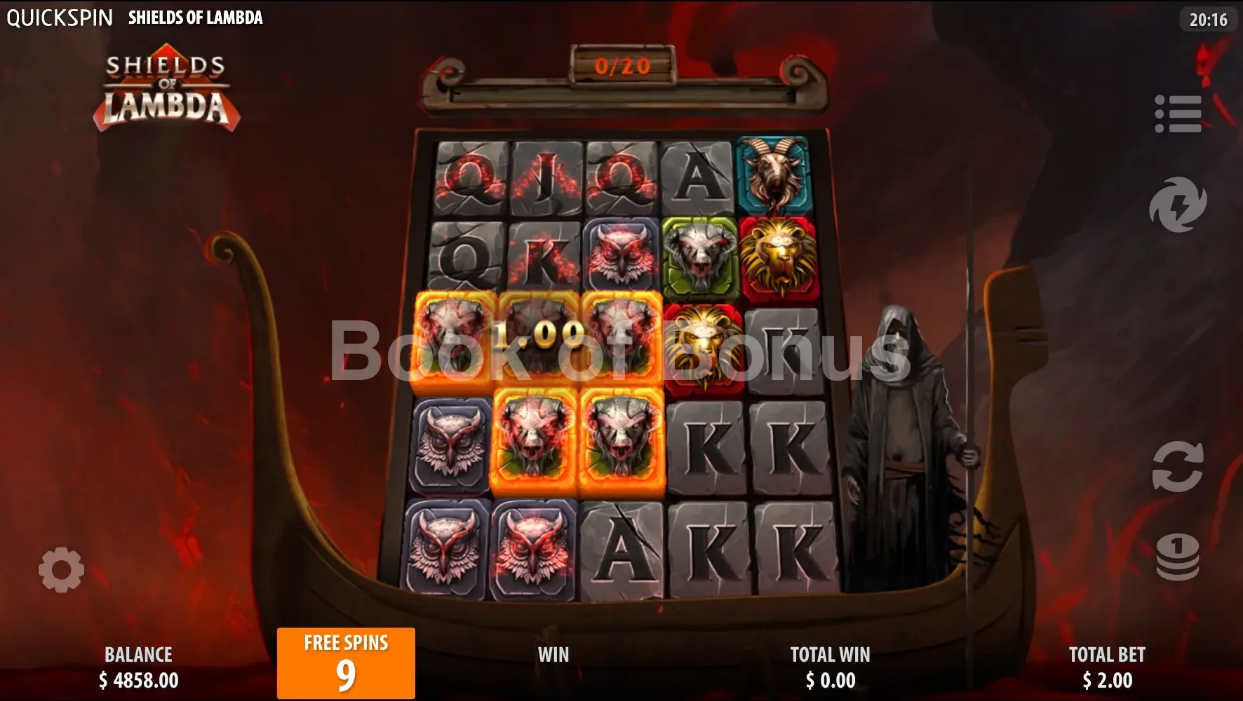 Shields of Lambda par Quickspin - tours gratuits