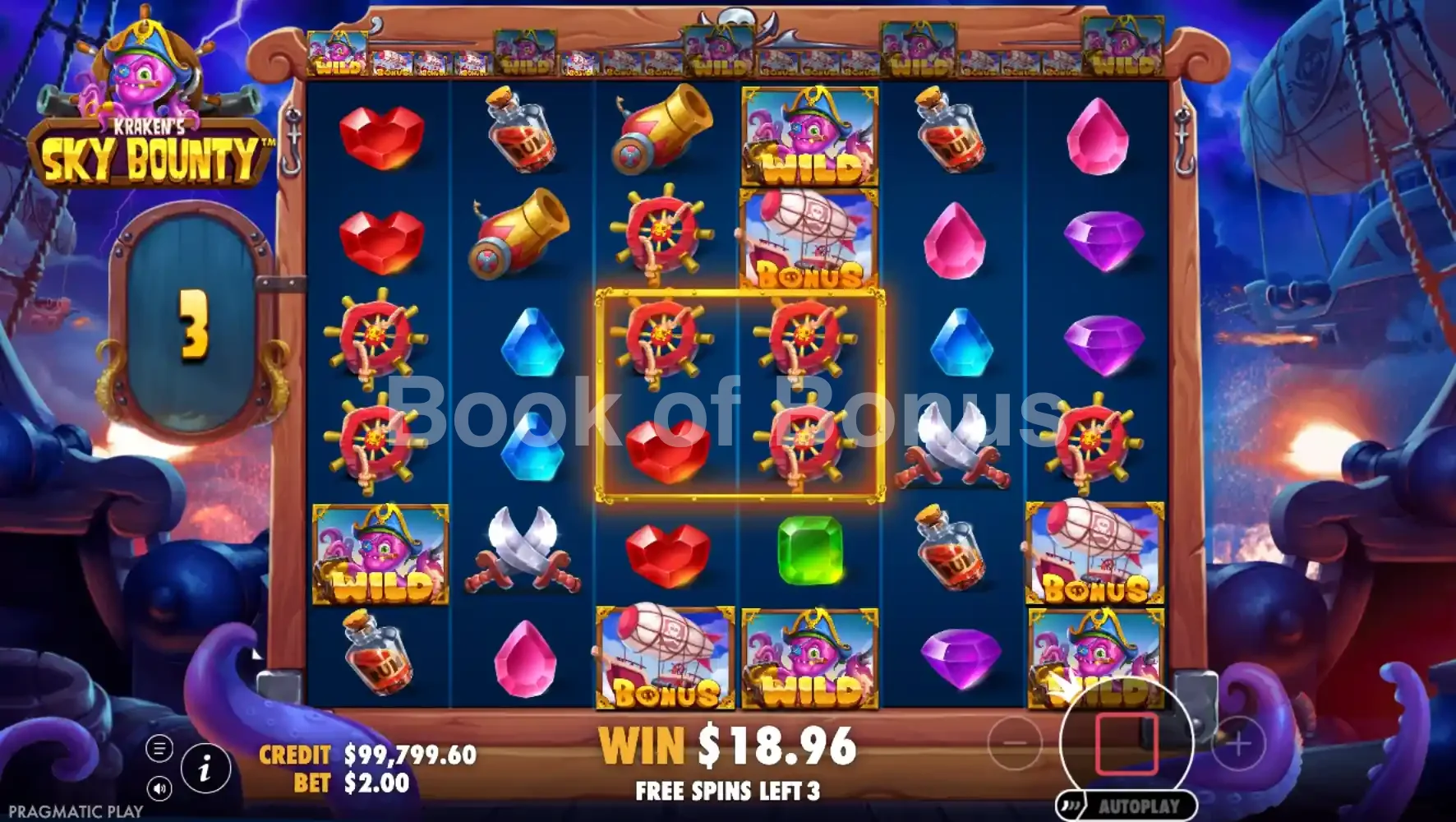 Sky Bounty par Pragmatic Play - tours gratuits