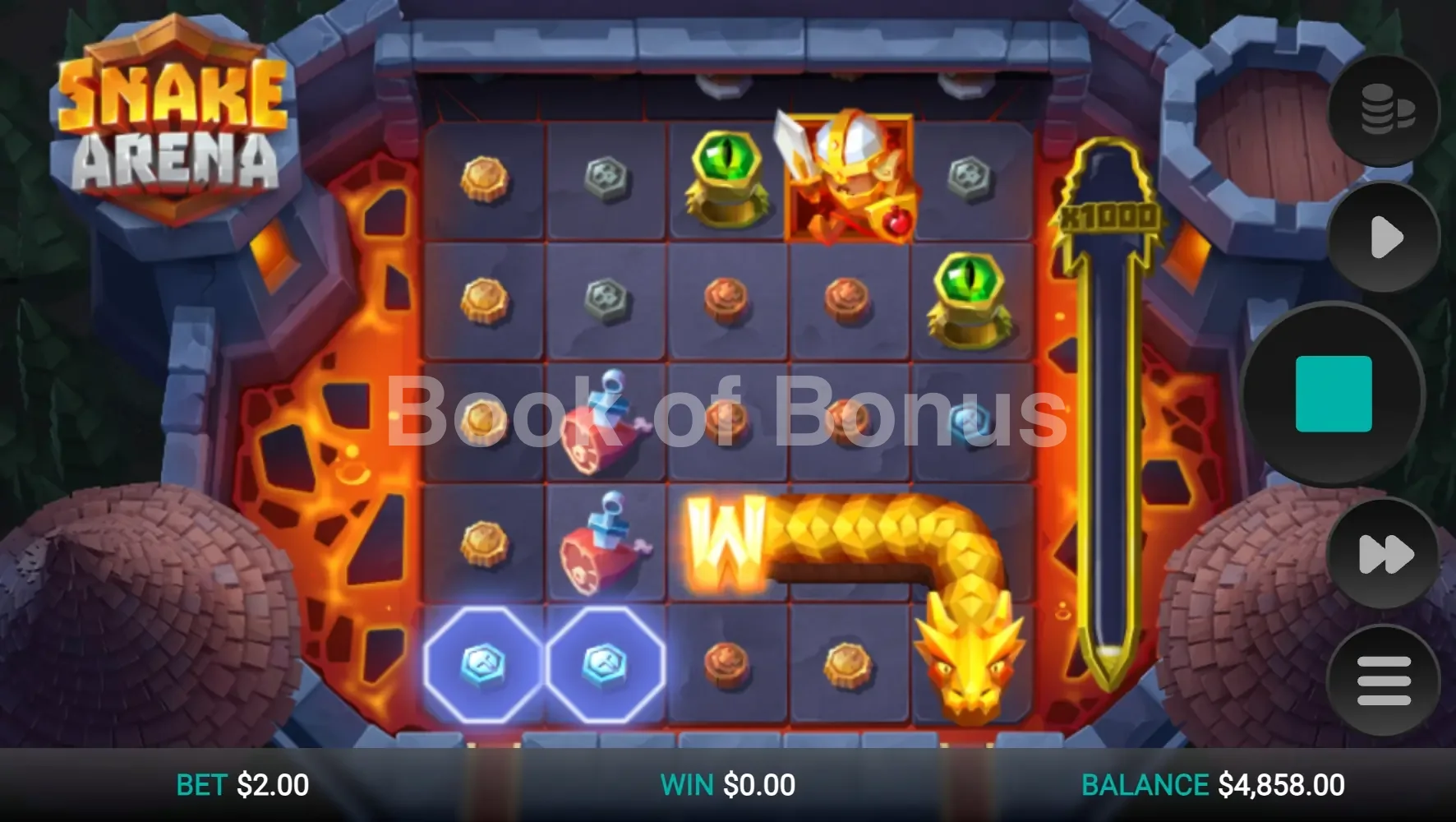Tours gratuits Snake Arena