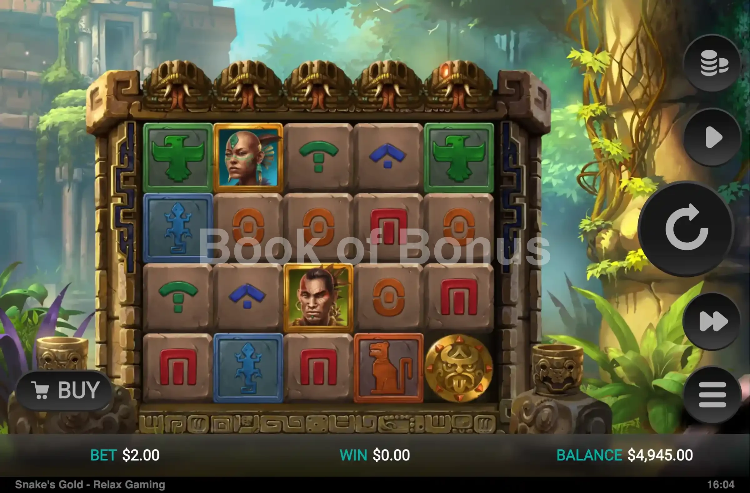 Jeu de base Snake's Gold Dream Drop