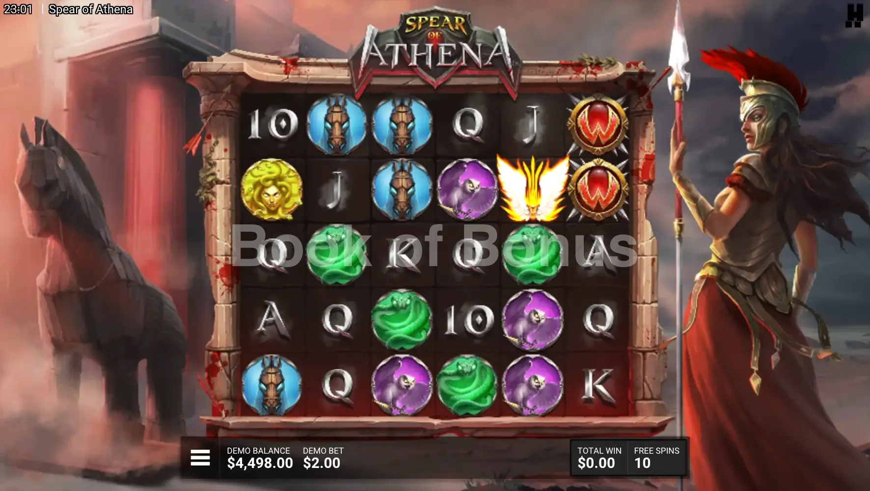 Spear of Athena par Hacksaw Gaming - tours gratuits