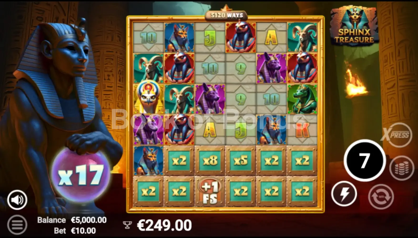 Sphinx Treasure par Avatar UX - tours gratuits