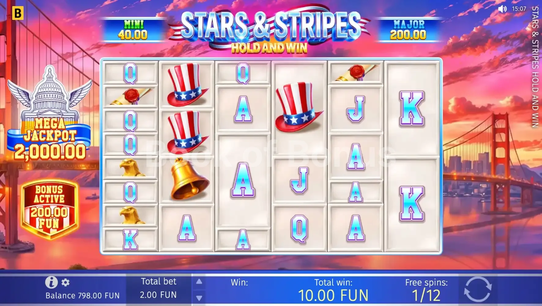 Stars & Stripes Hold and Win par BGaming - tours gratuits
