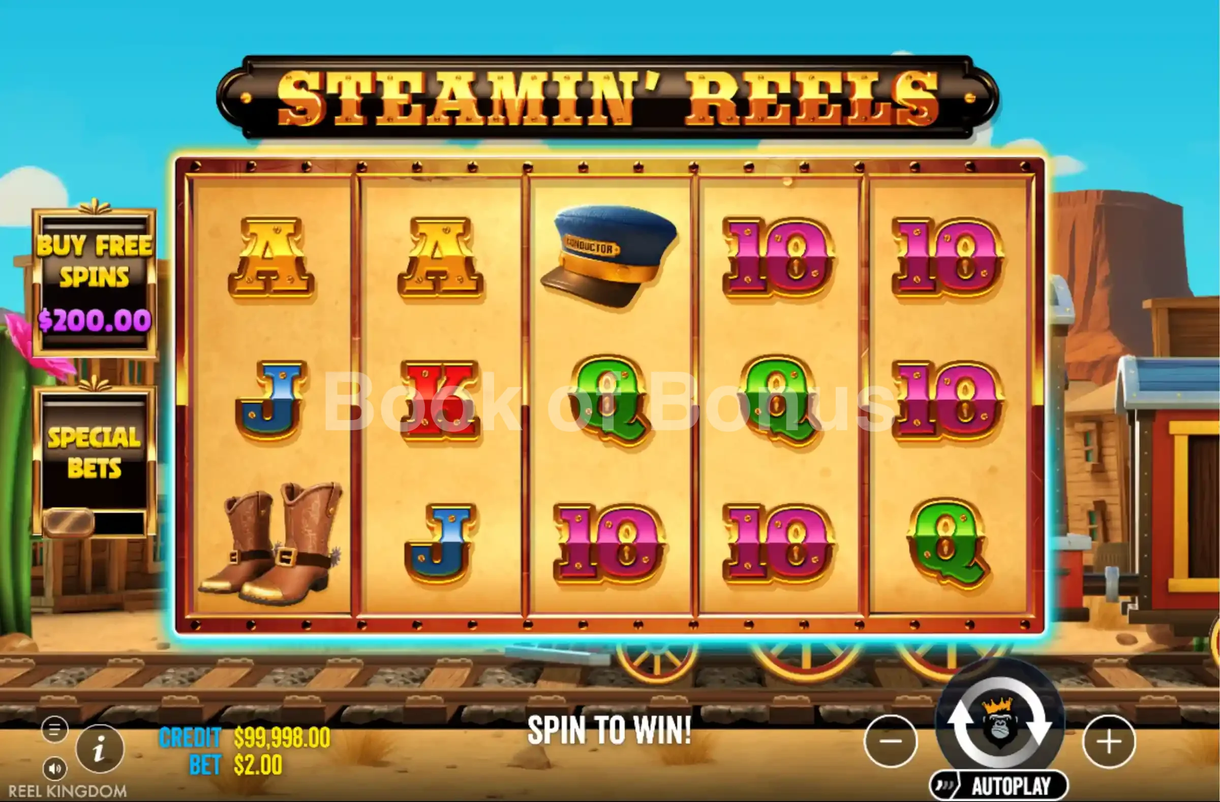 Steamin Reels par Pragmatic Play - jeu de base et disposition des rouleaux