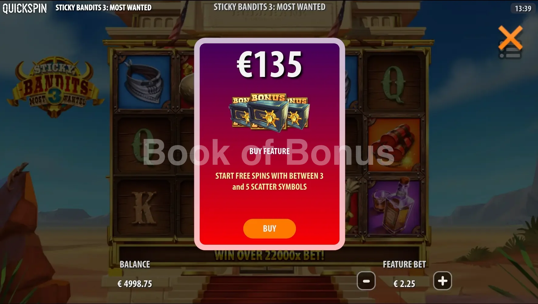 Option bonus buy Sticky Bandits 3 Most Wanted
