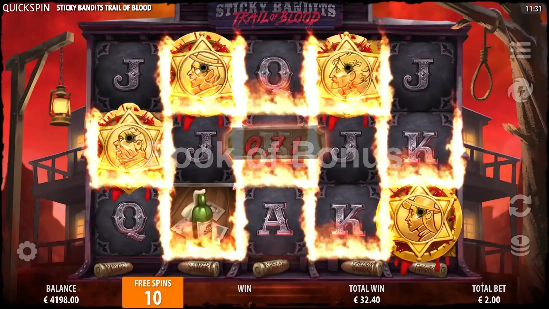 Sticky Bandits Trail of Blood par Quickspin - tours gratuits