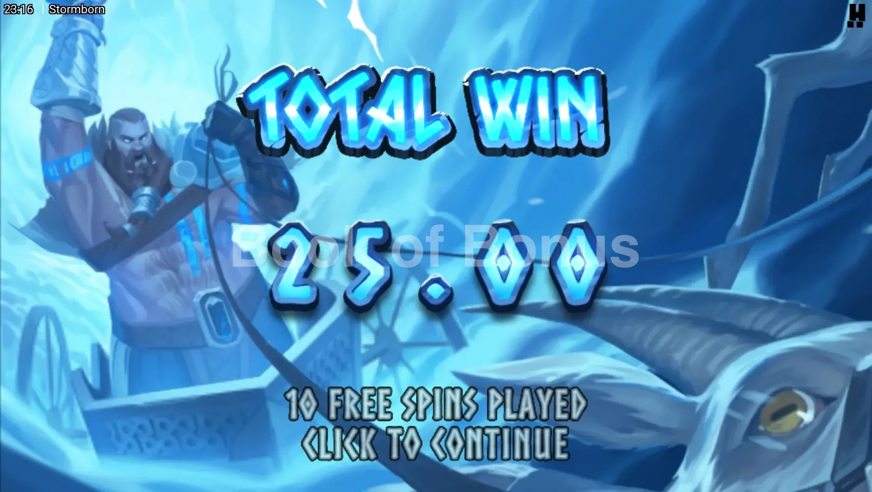Stormborn par Hacksaw Gaming - gros gain