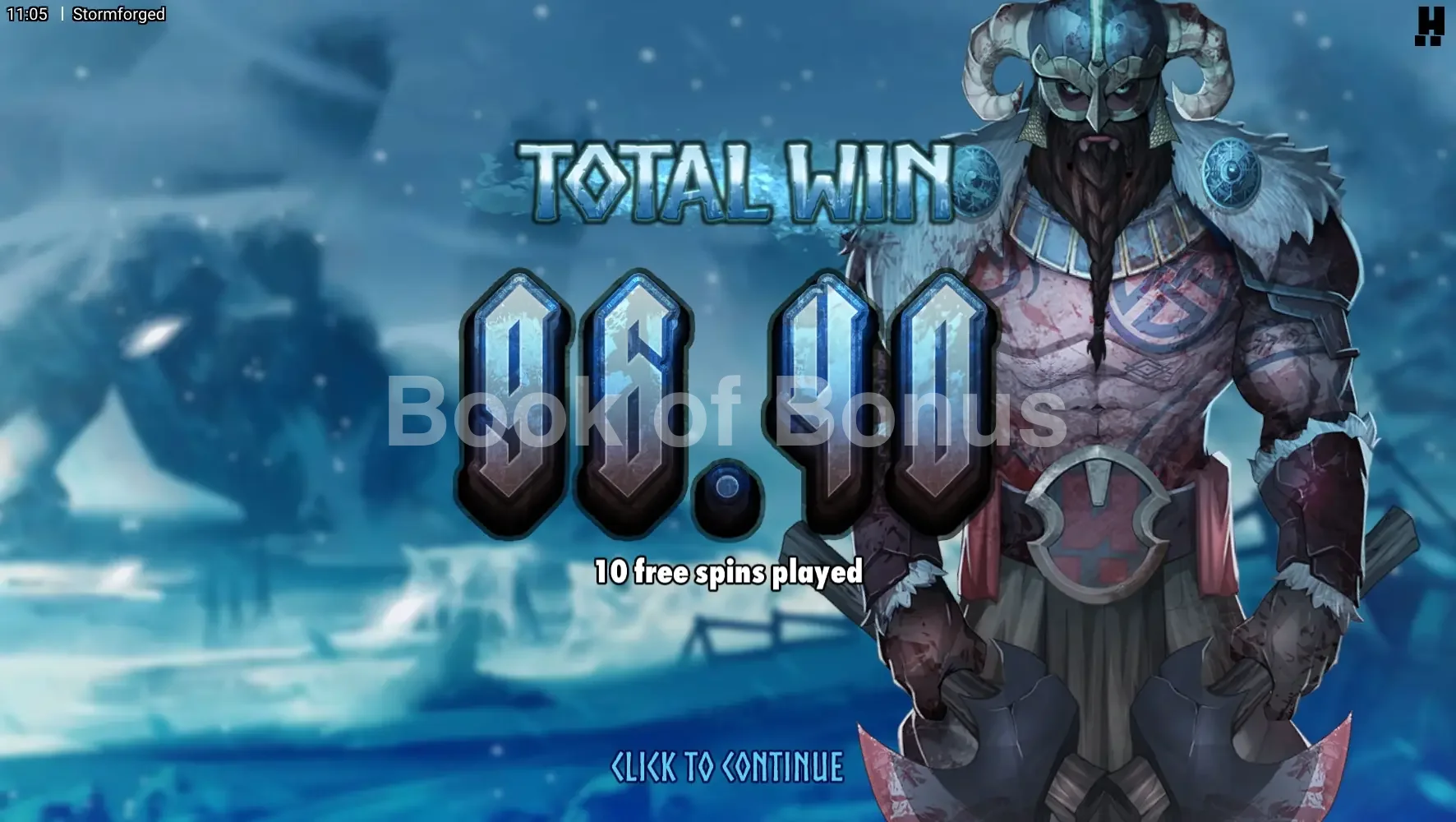 Stormforged par Hacksaw Gaming - gros gain