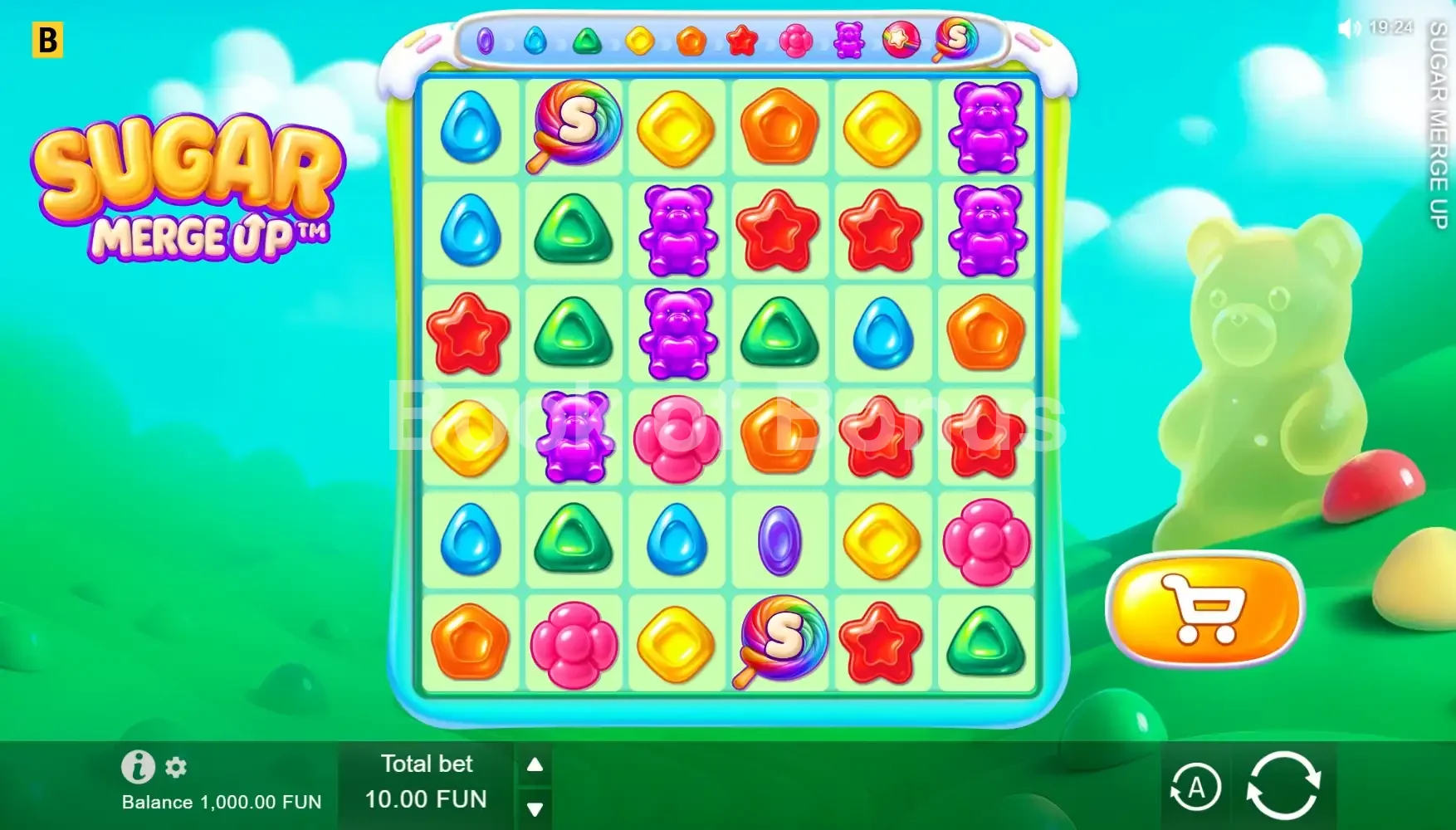 Jeu de base Sugar Merge Up