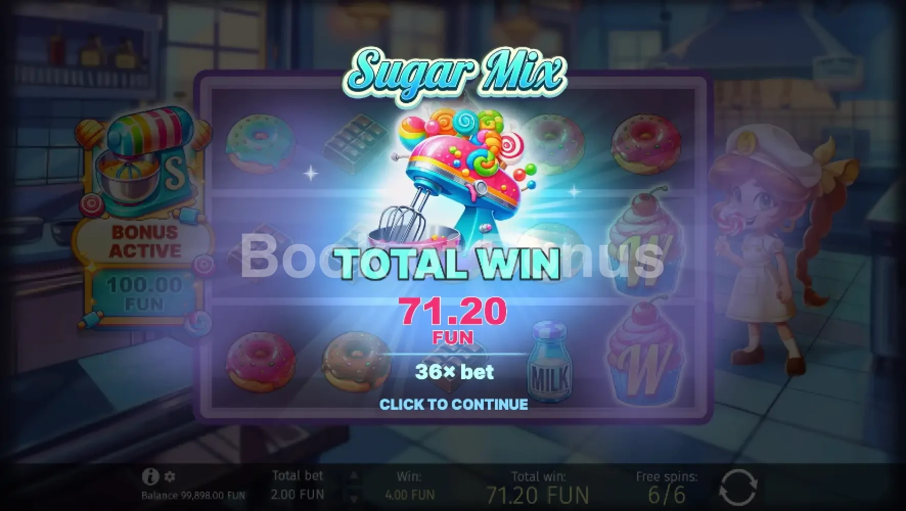 Sugar Mix par BGaming - gros gain