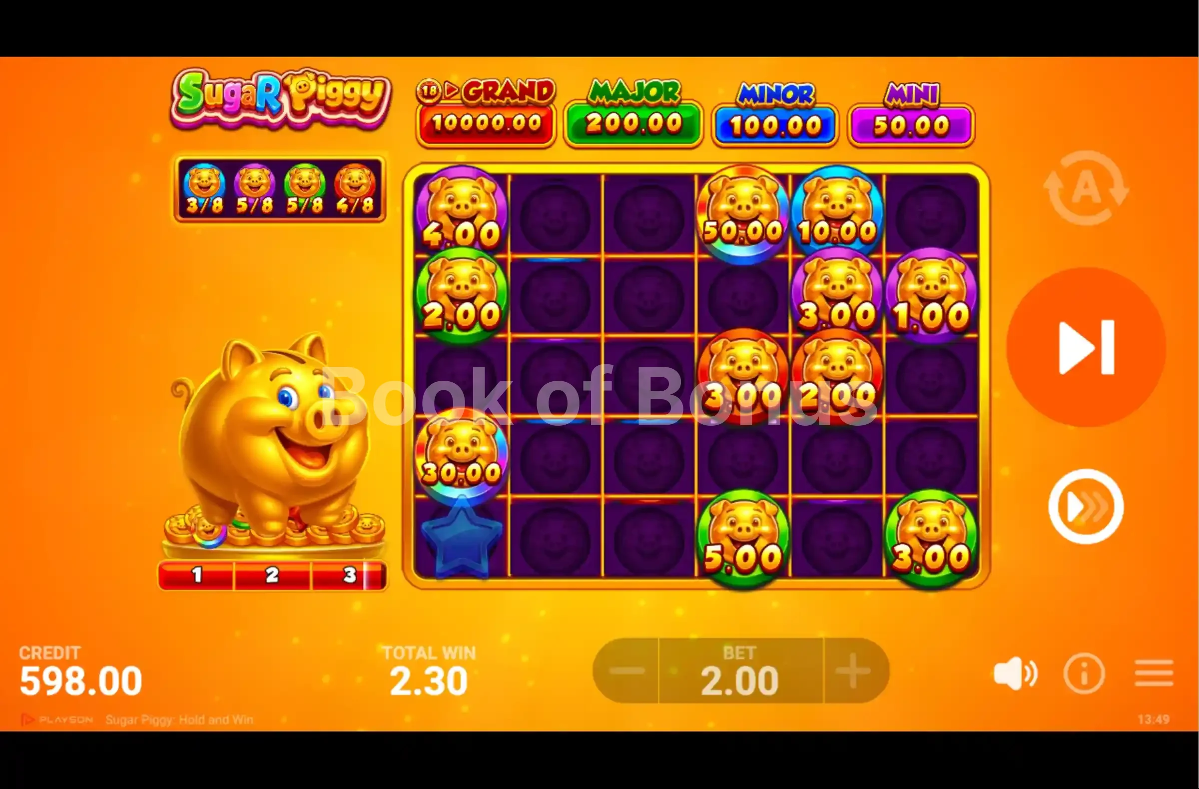 Feature bonus Sugar Piggy