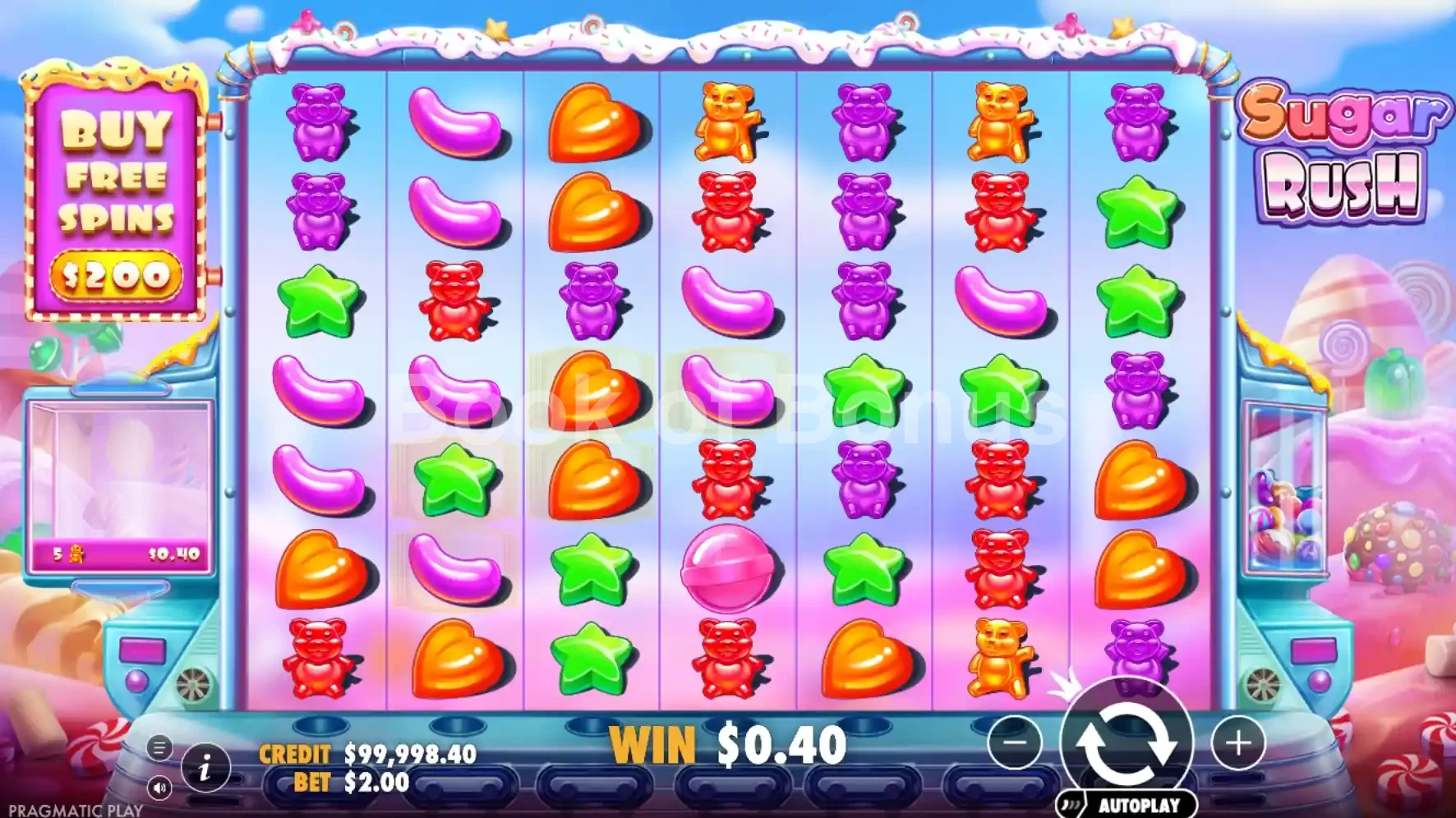 Jeu de base Sugar Rush