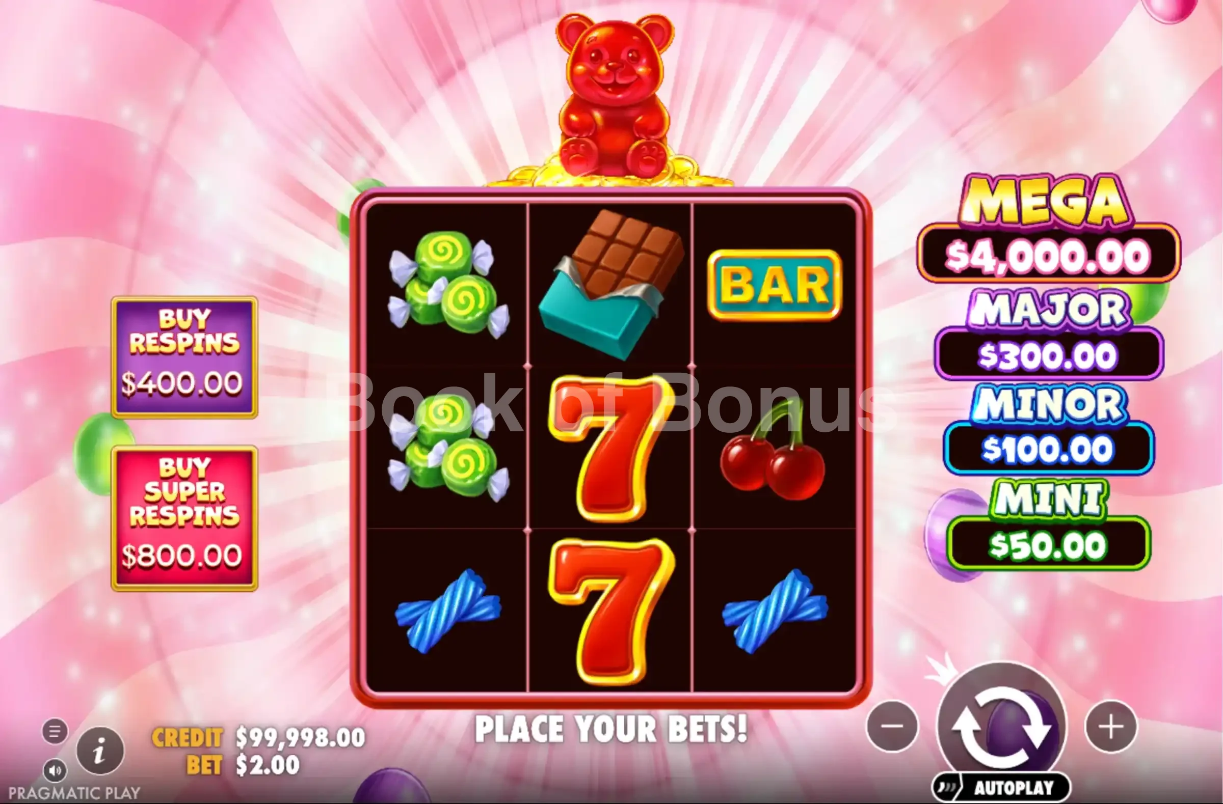 Jeu de base Super Gummy Strike
