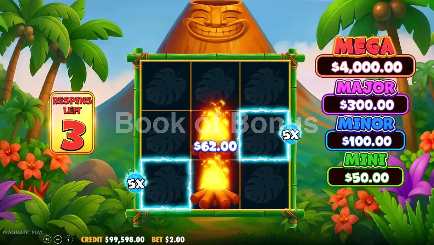 Super Tiki Strike par Pragmatic Play - tours gratuits
