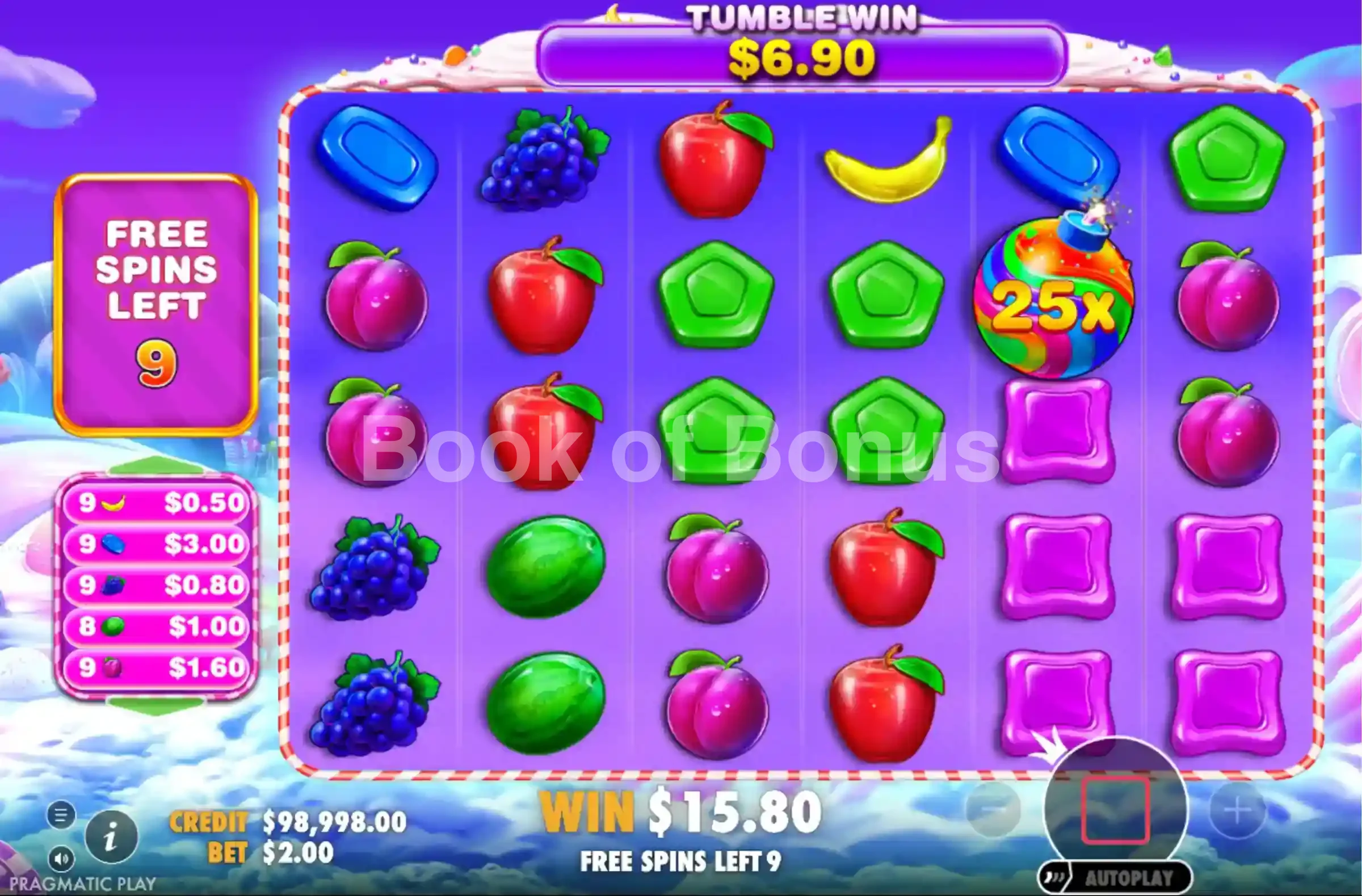 Sweet Bonanza 1000 par Pragmatic Play - tours gratuits