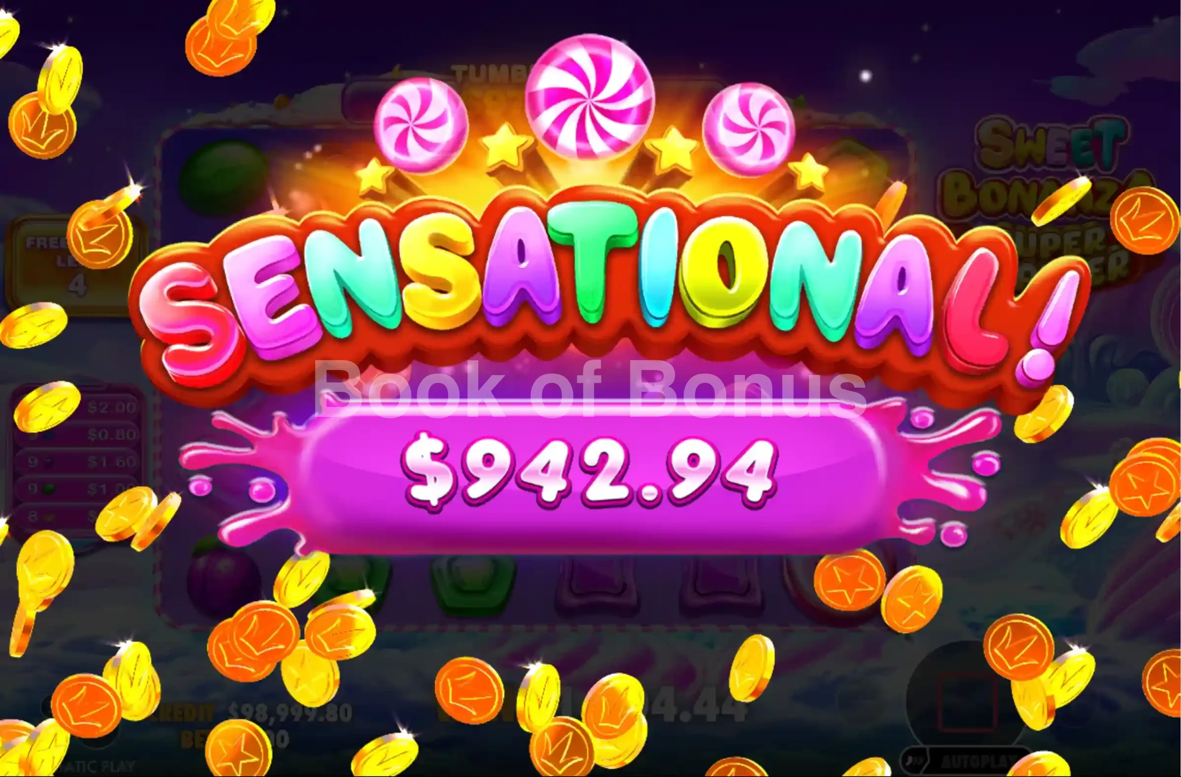 Sweet Bonanza Super Scatter par Pragmatic Play - gros gain